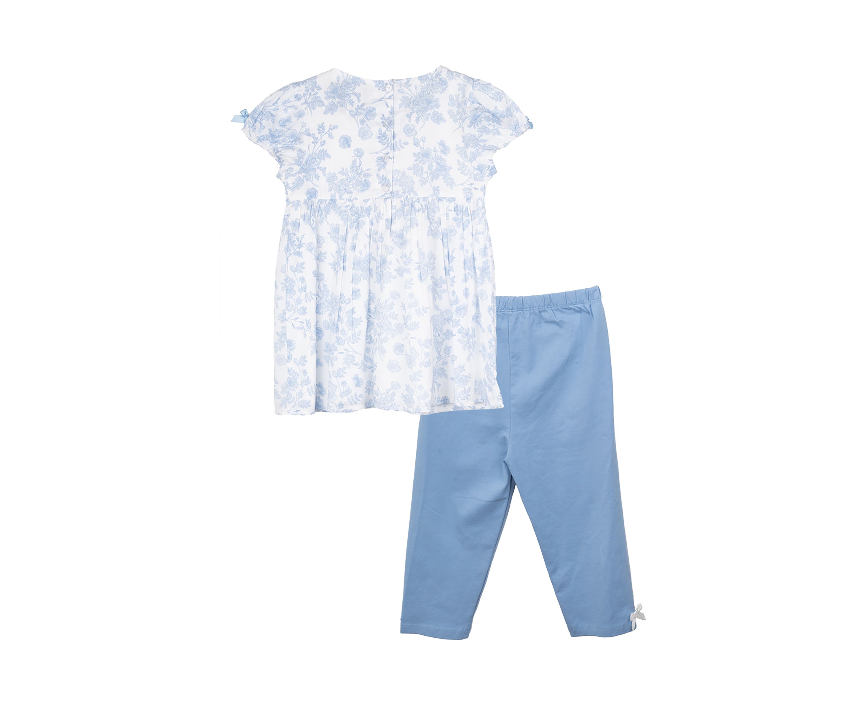 Toddler Girls Printed Voile Set