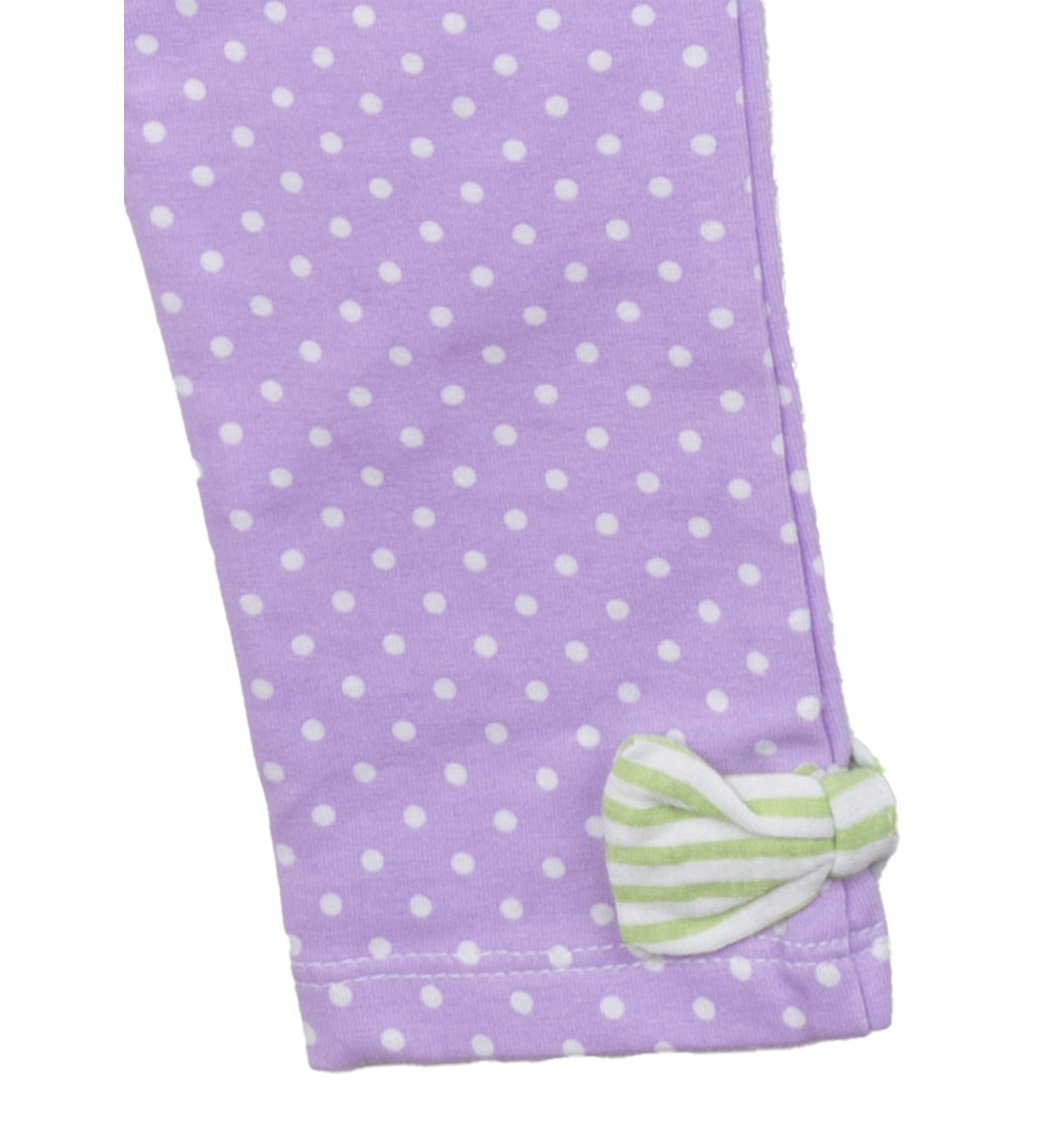 Toddler Girls Ruffle Top and Printed Pants Set