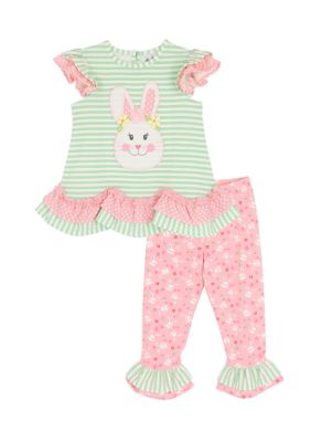 Rare Editions Toddler Girls Bunny Ears Legging Set