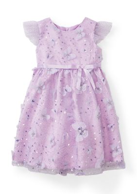 Rare Editions Toddler Girls Butterfly Dress