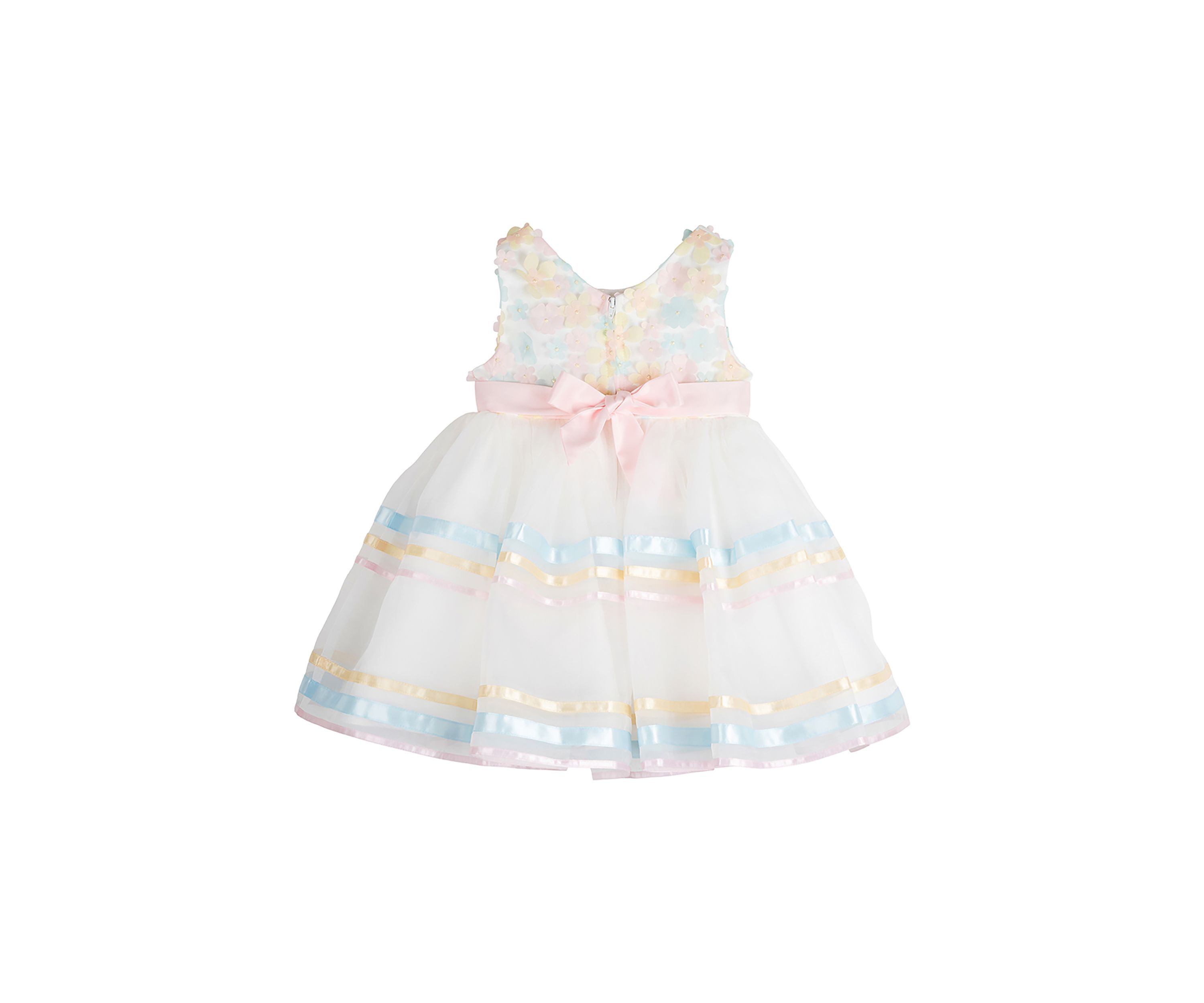 Baby Girls Floral Mesh Organza Dress