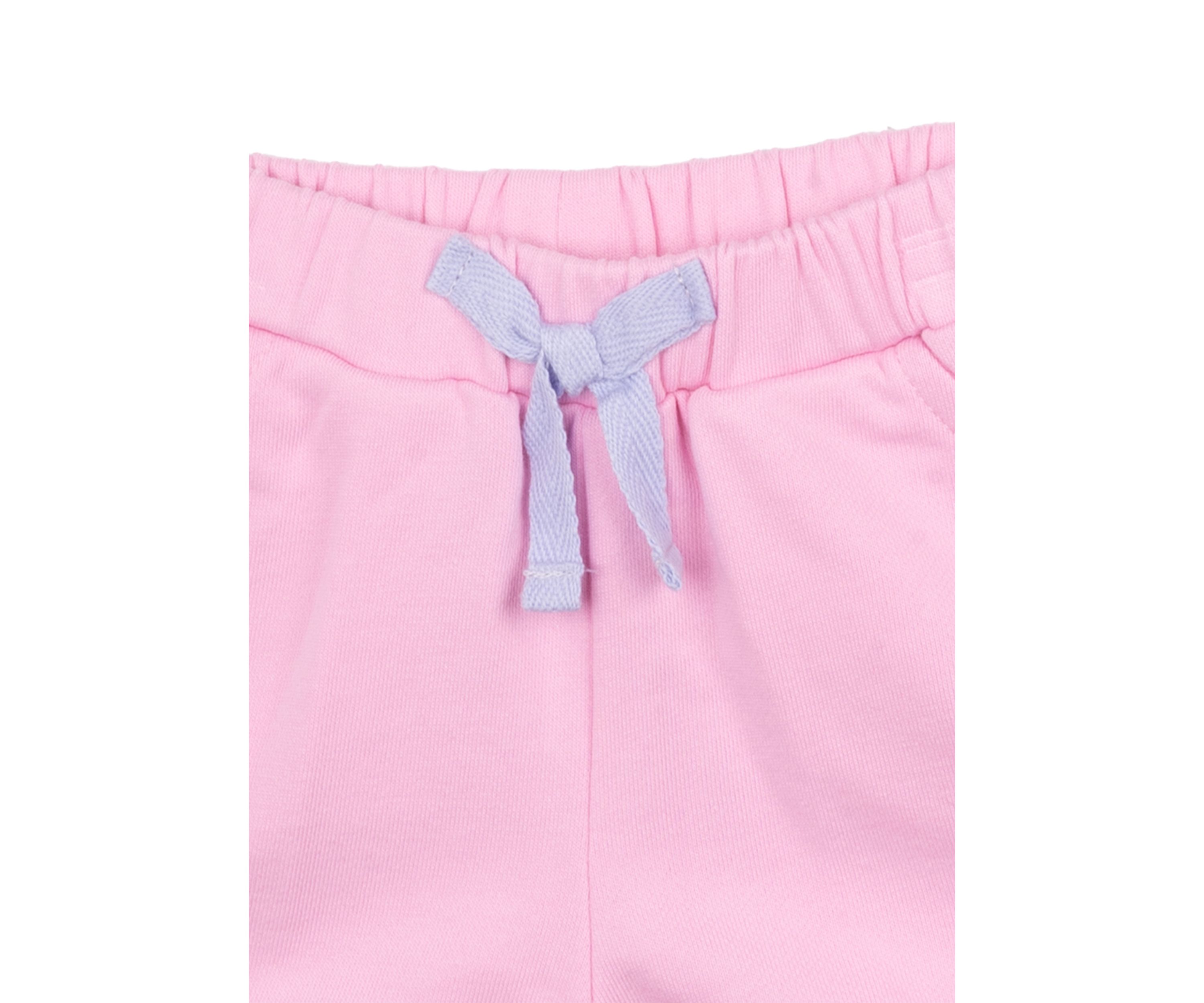Baby Girls French Terry Appliqué Top and Shorts Set