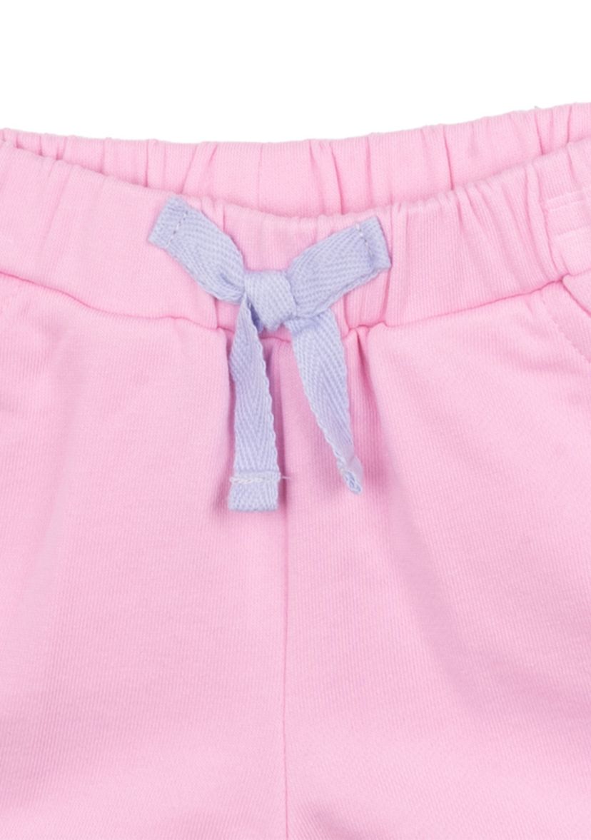 Baby Girls French Terry Appliqué Top and Shorts Set