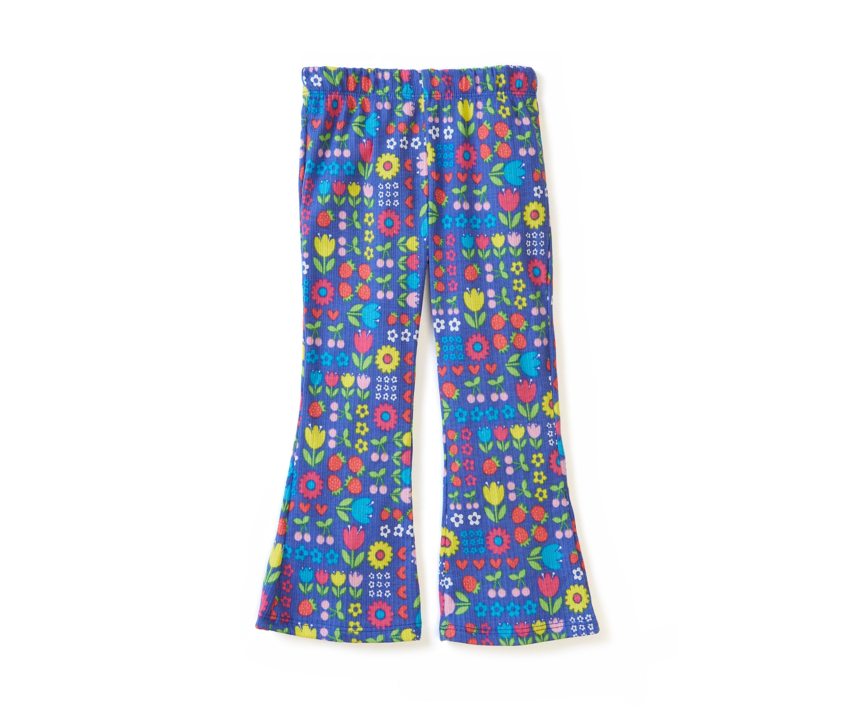 Baby Girls Bloom Graphic Top and Printed Pants Set