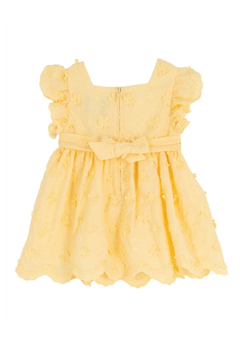 rare editions embroidered dress Rare Editions Baby Girl's 2-Piece Embroidered Rhinestone Fanciful  Dress-Size-12M