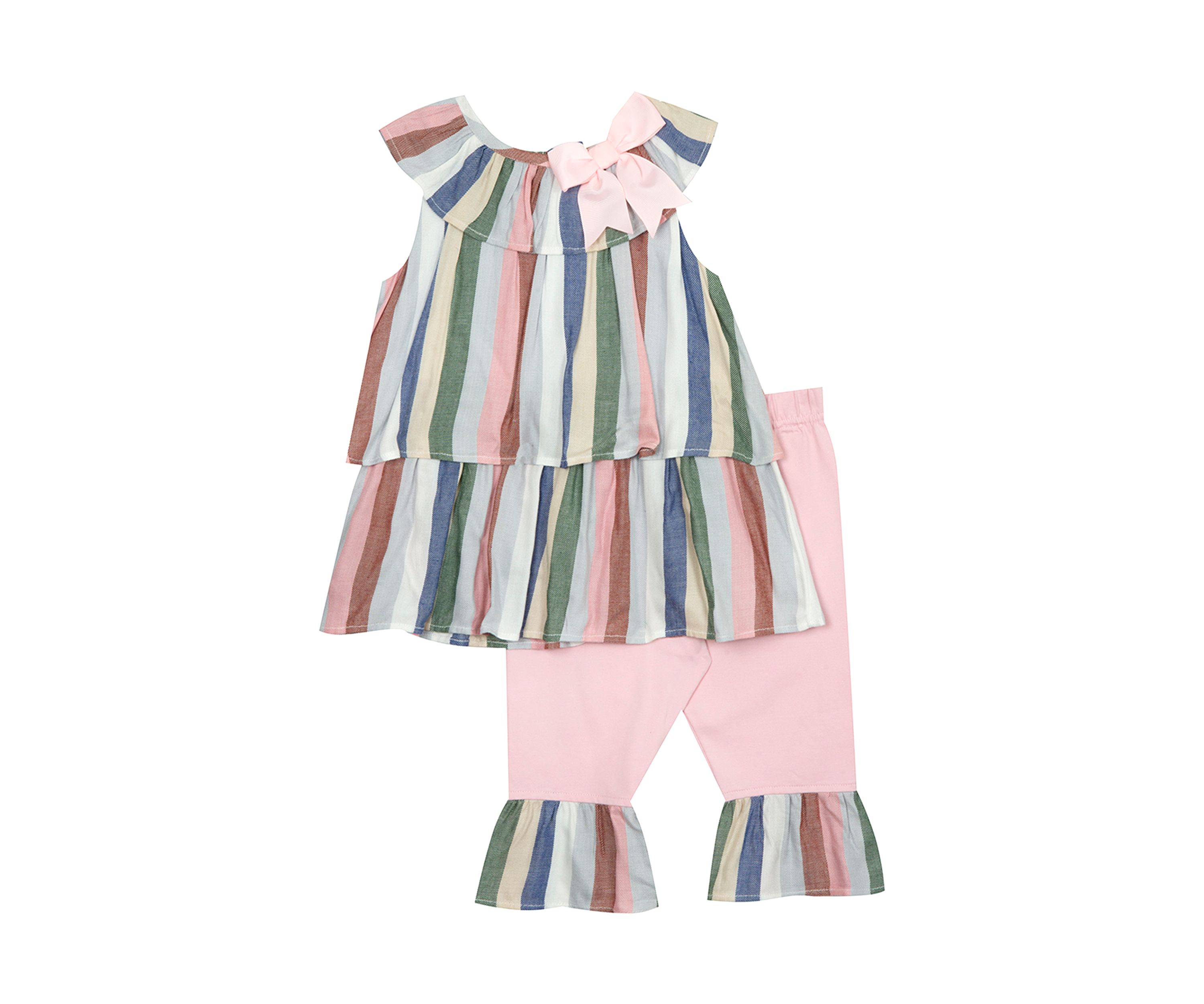 Baby Girls Multi Stripe Set
