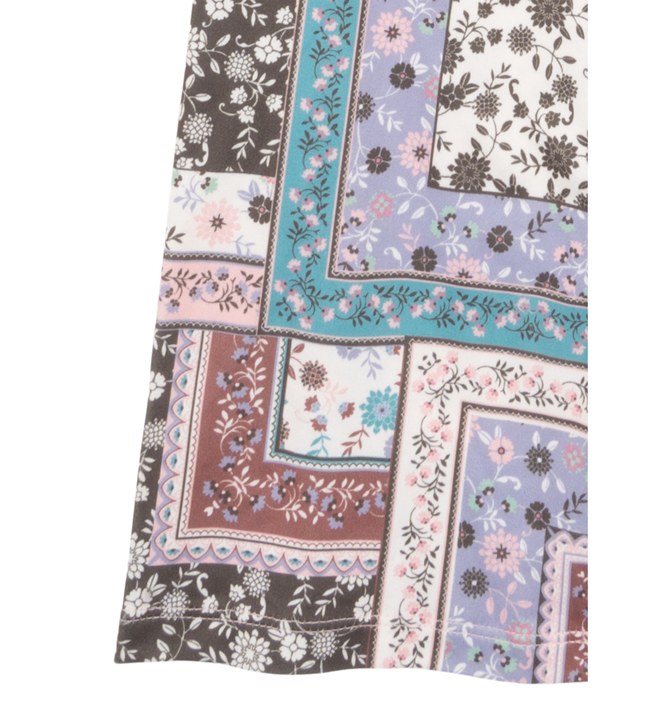 Toddler Girls Patchwork Printed Jumpsuit