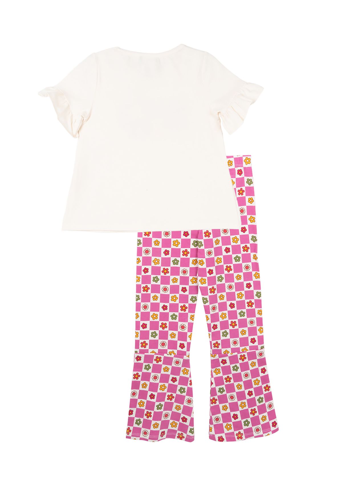 Toddler Girls Spread Joy Graphic T-Shirt and Printed Leggings Set