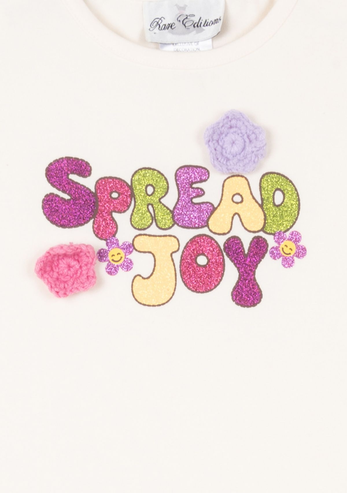 Toddler Girls Spread Joy Graphic T-Shirt and Printed Leggings Set