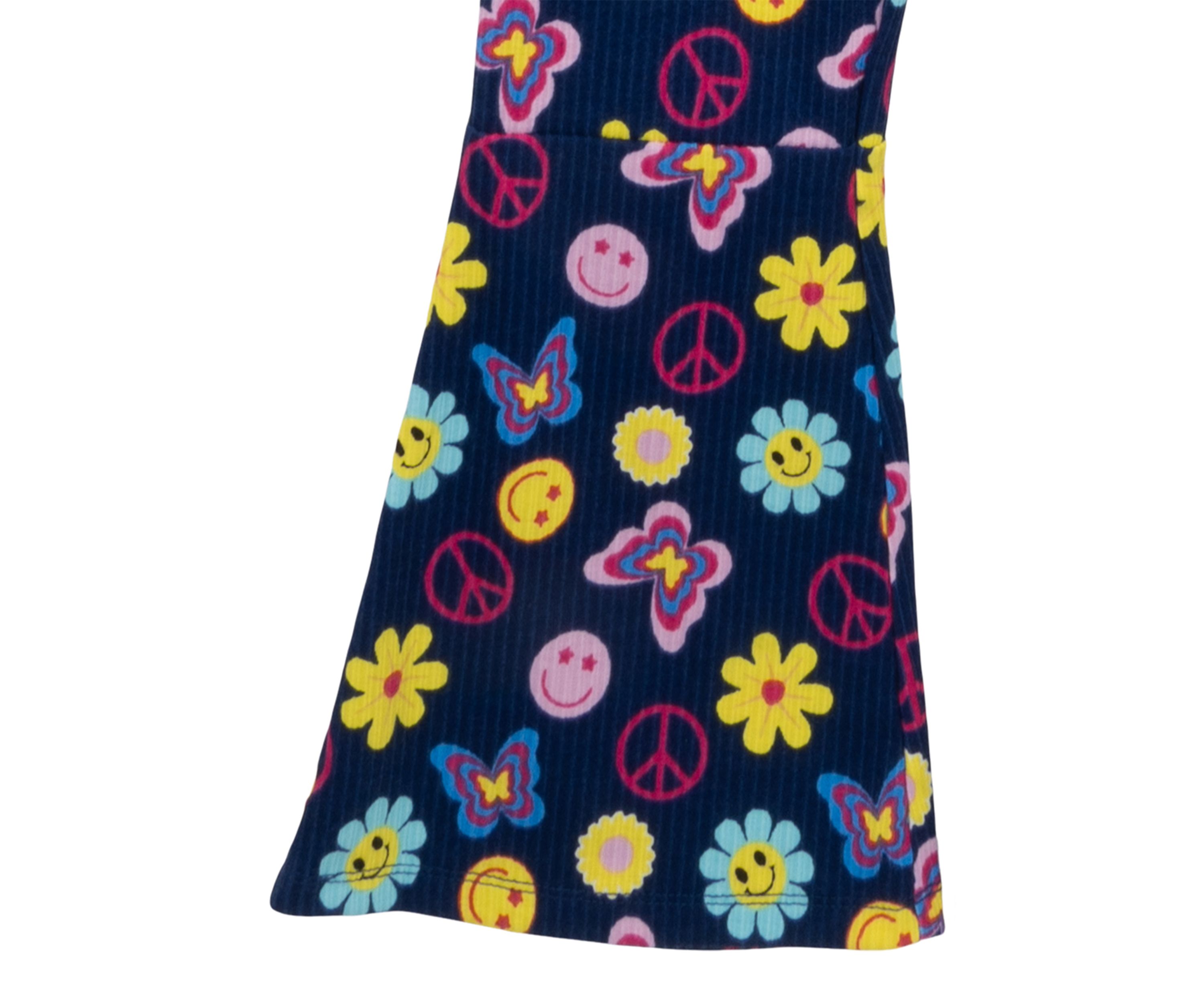 Toddler Girls Peace Appliqué Top and Printed Leggings Set