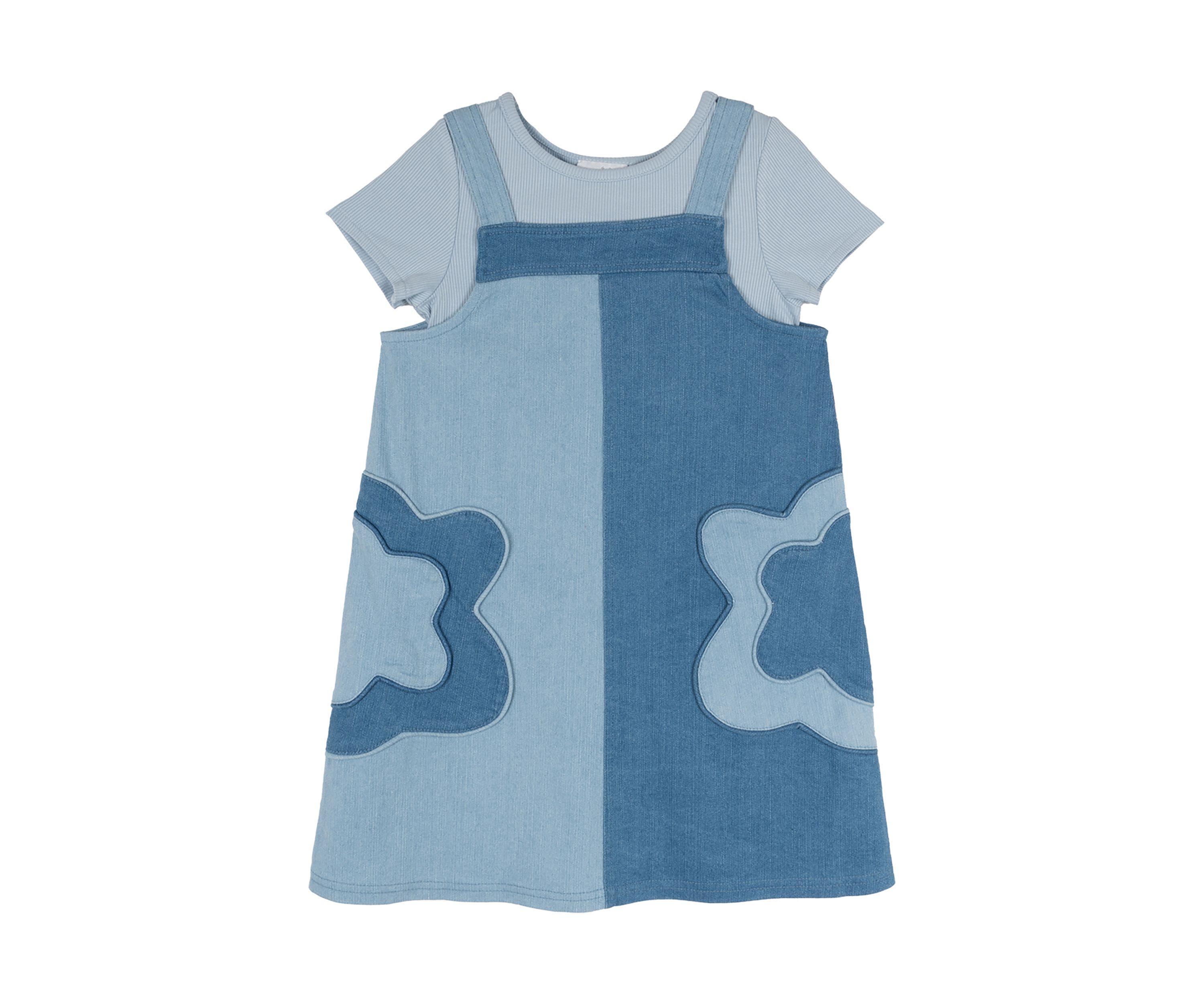 Toddler Girls Denim Jumper Dress