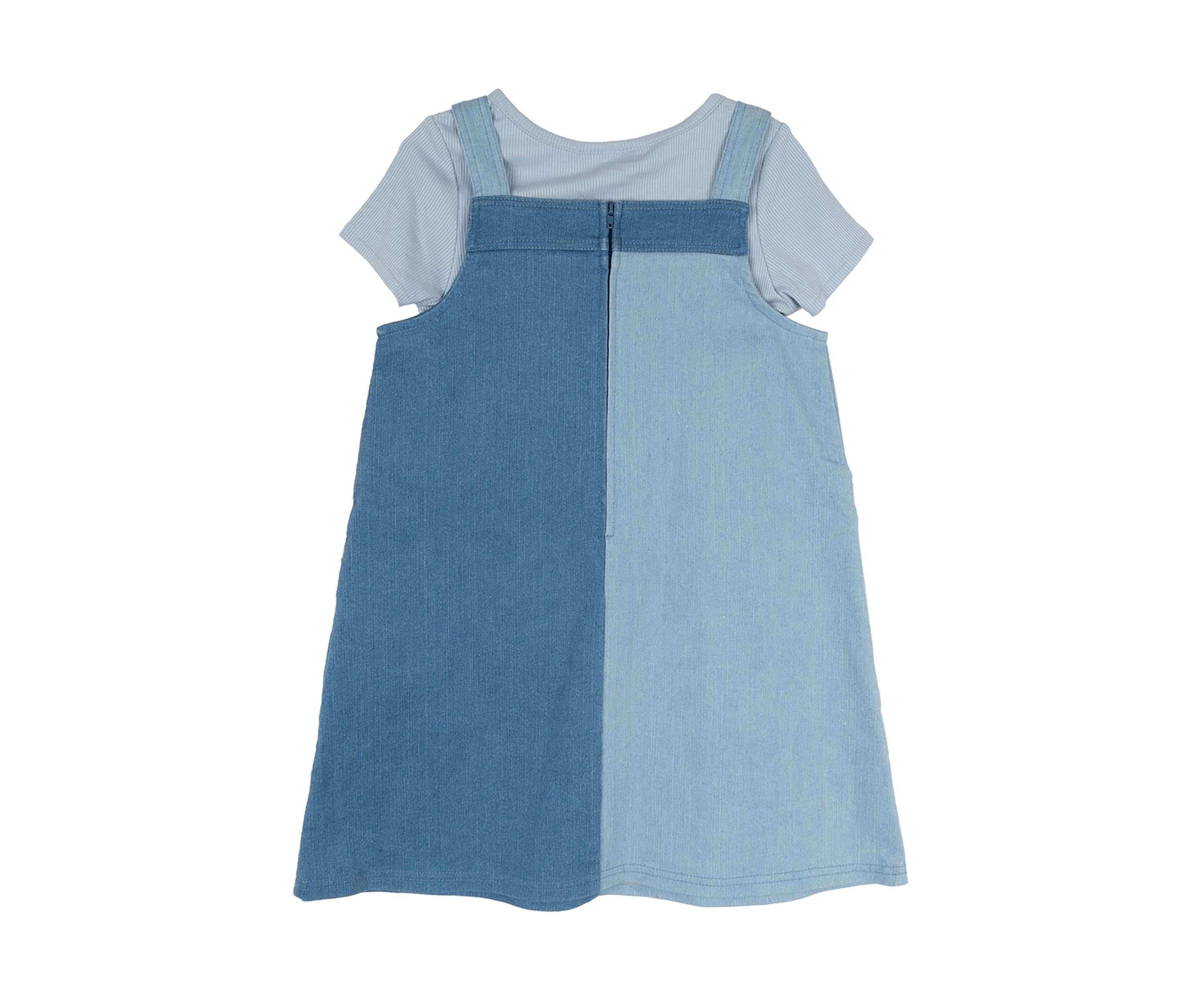Toddler Girls Denim Jumper Dress