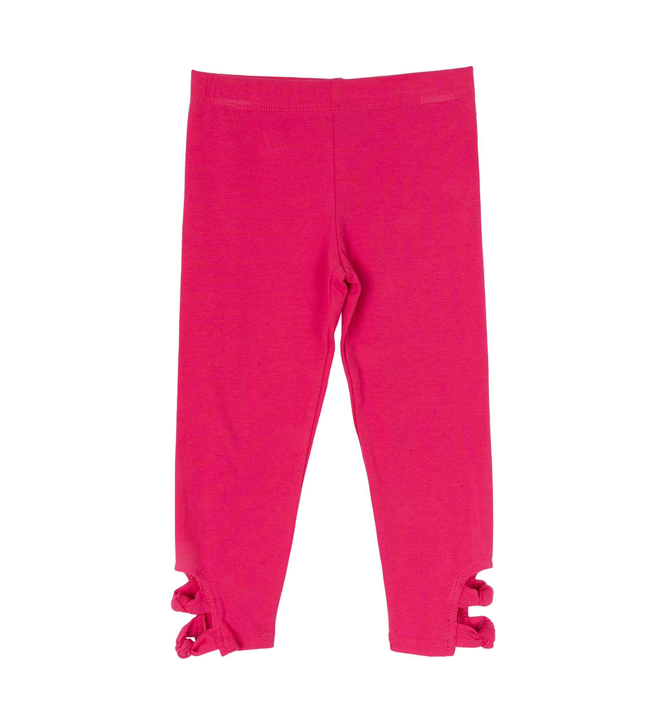 Toddler Girls Solid Knotted Leggings