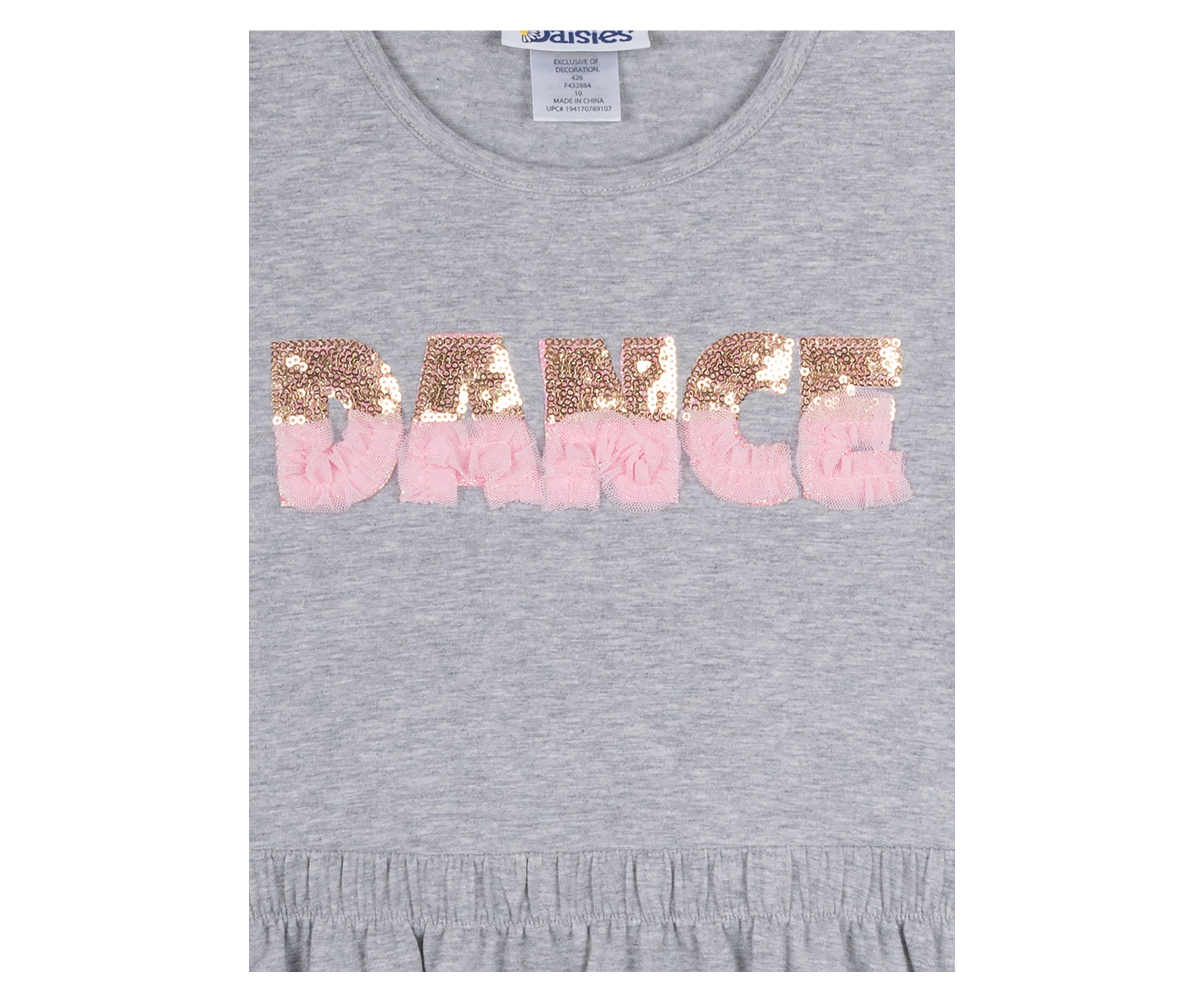 Toddler Girls Sequin Dance Graphic Dress