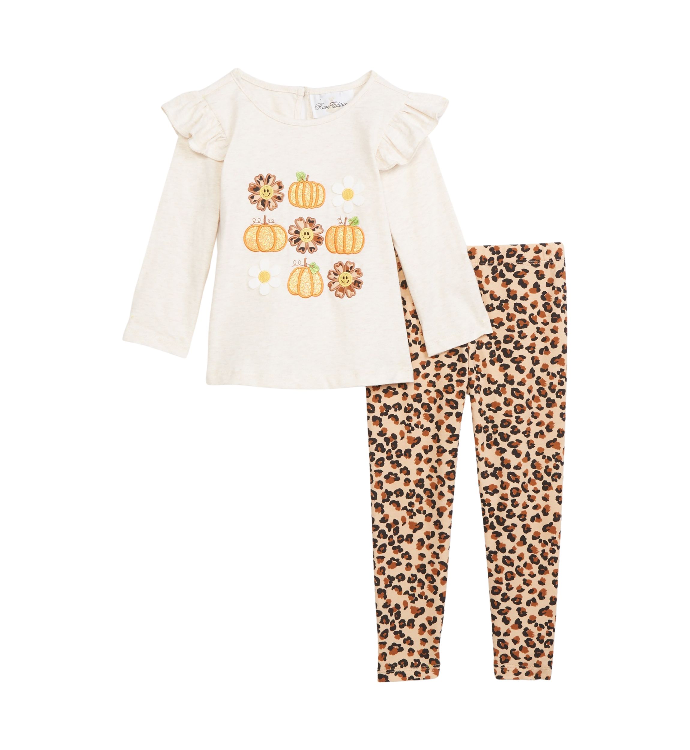 Toddler Girls Knit Cheetah Set