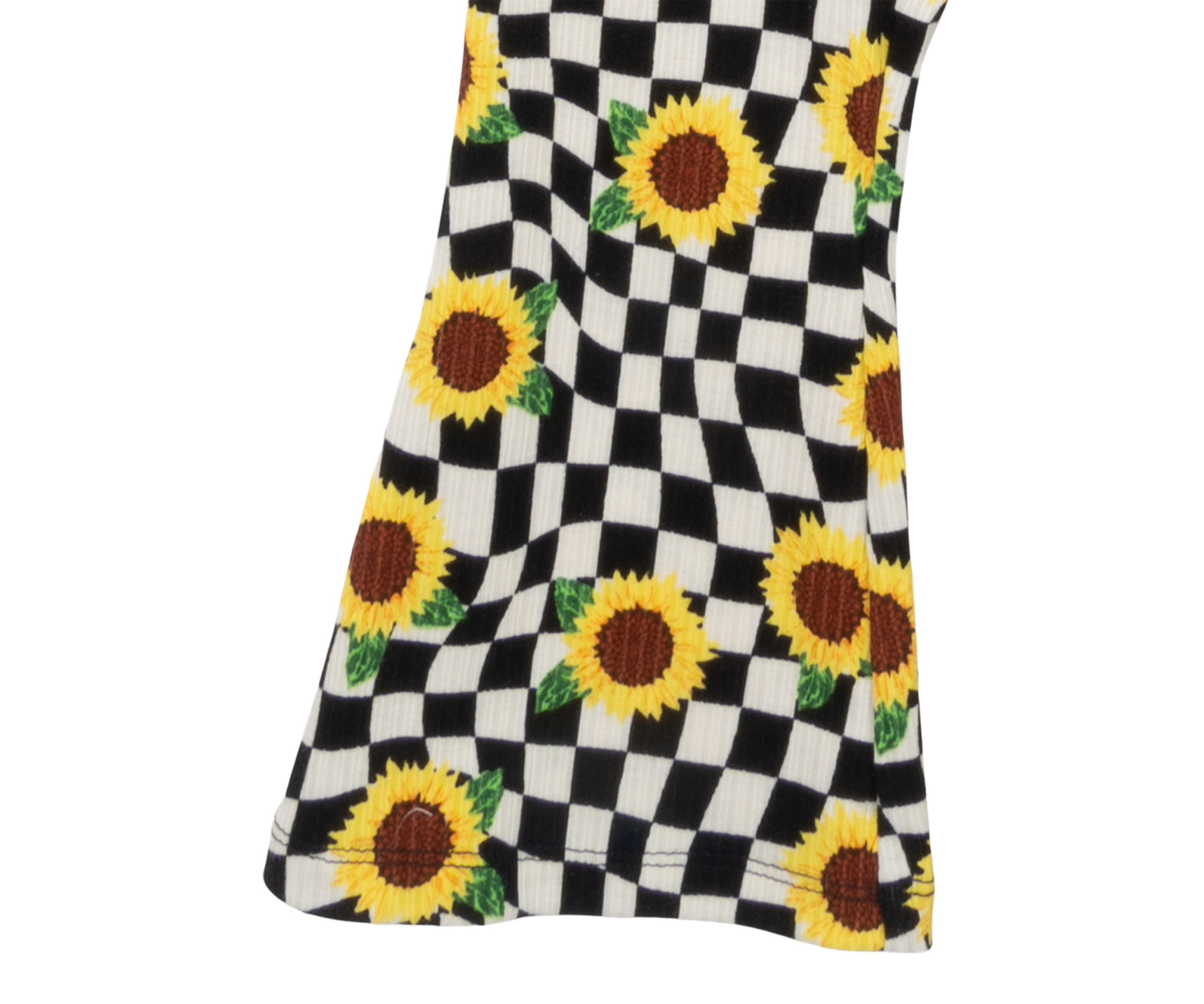 Toddler Girls Sunflower Appliqué Top and Printed Leggings Set