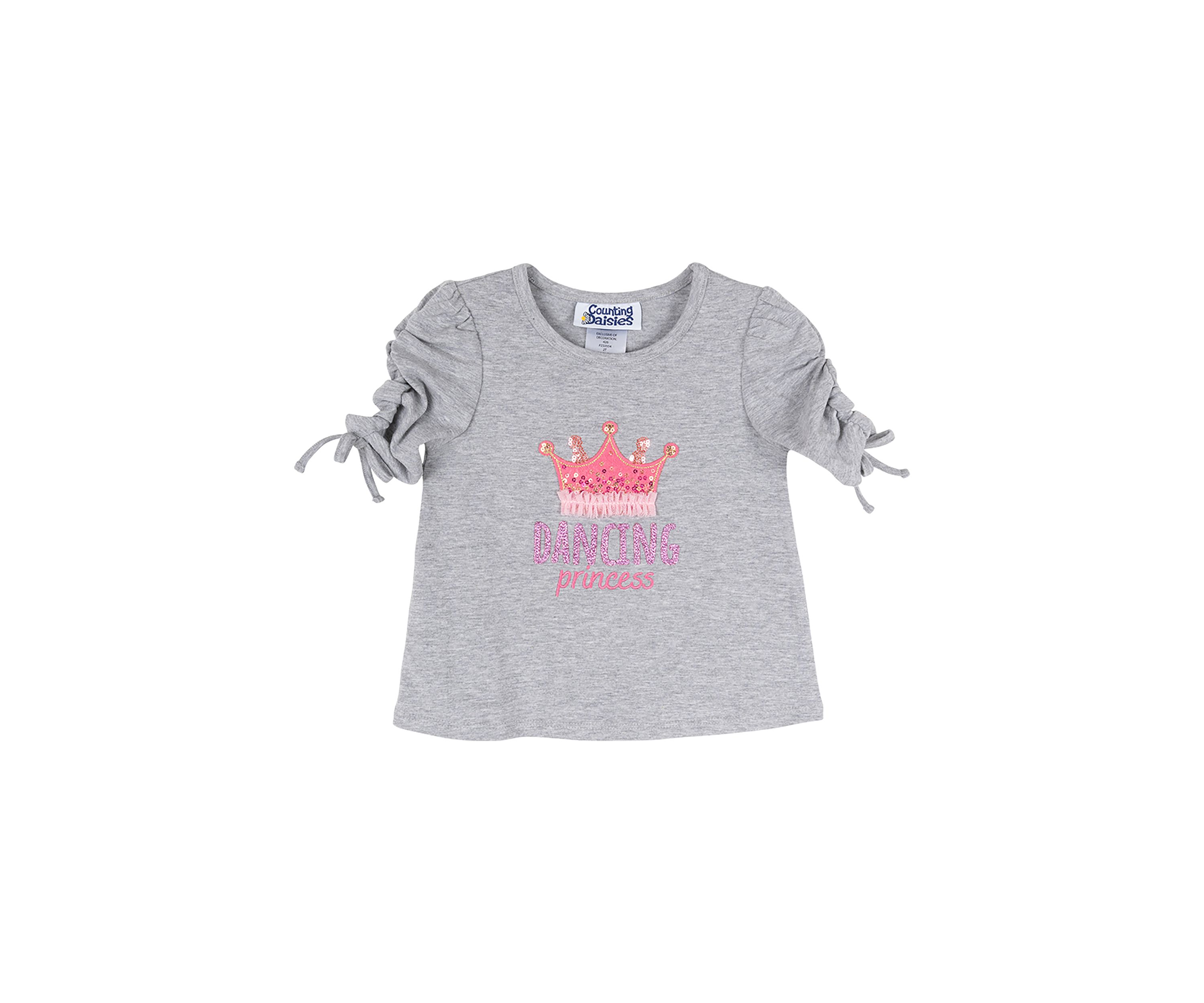 Toddler Girls Crown Graphic Top