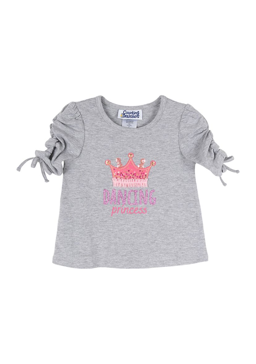 Toddler Girls Crown Graphic Top