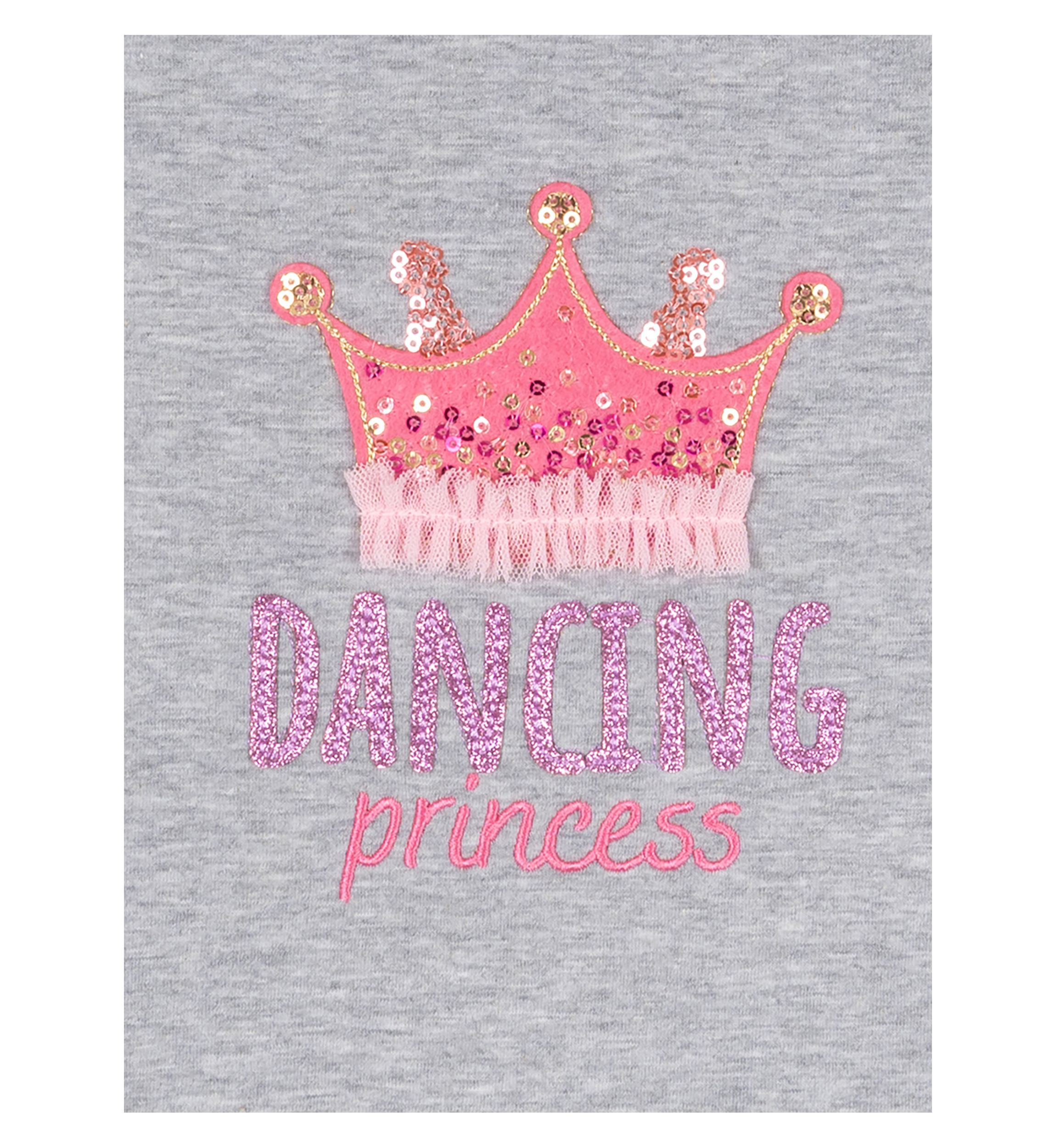 Toddler Girls Crown Graphic Top