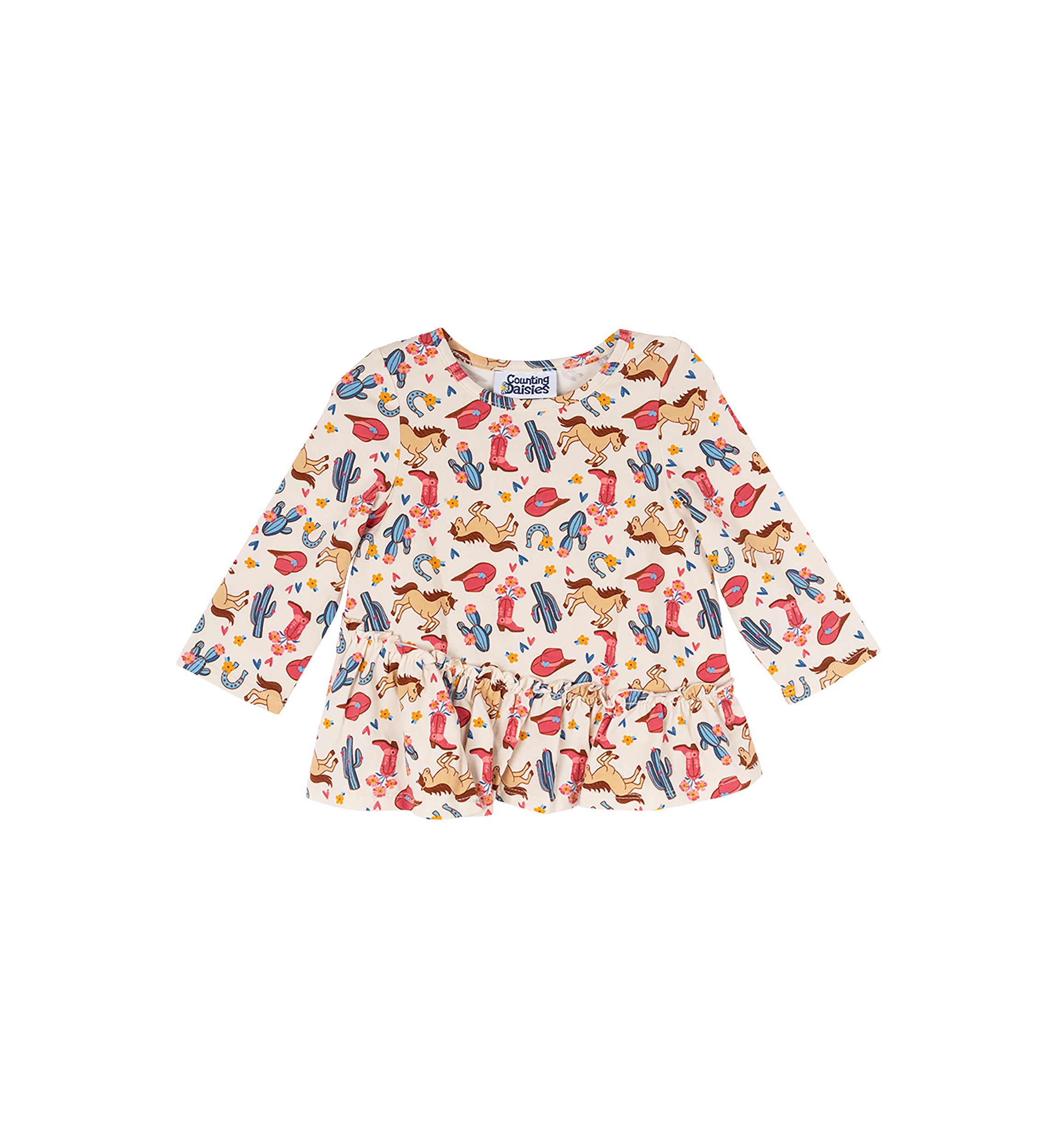 Toddler Girls Printed Top