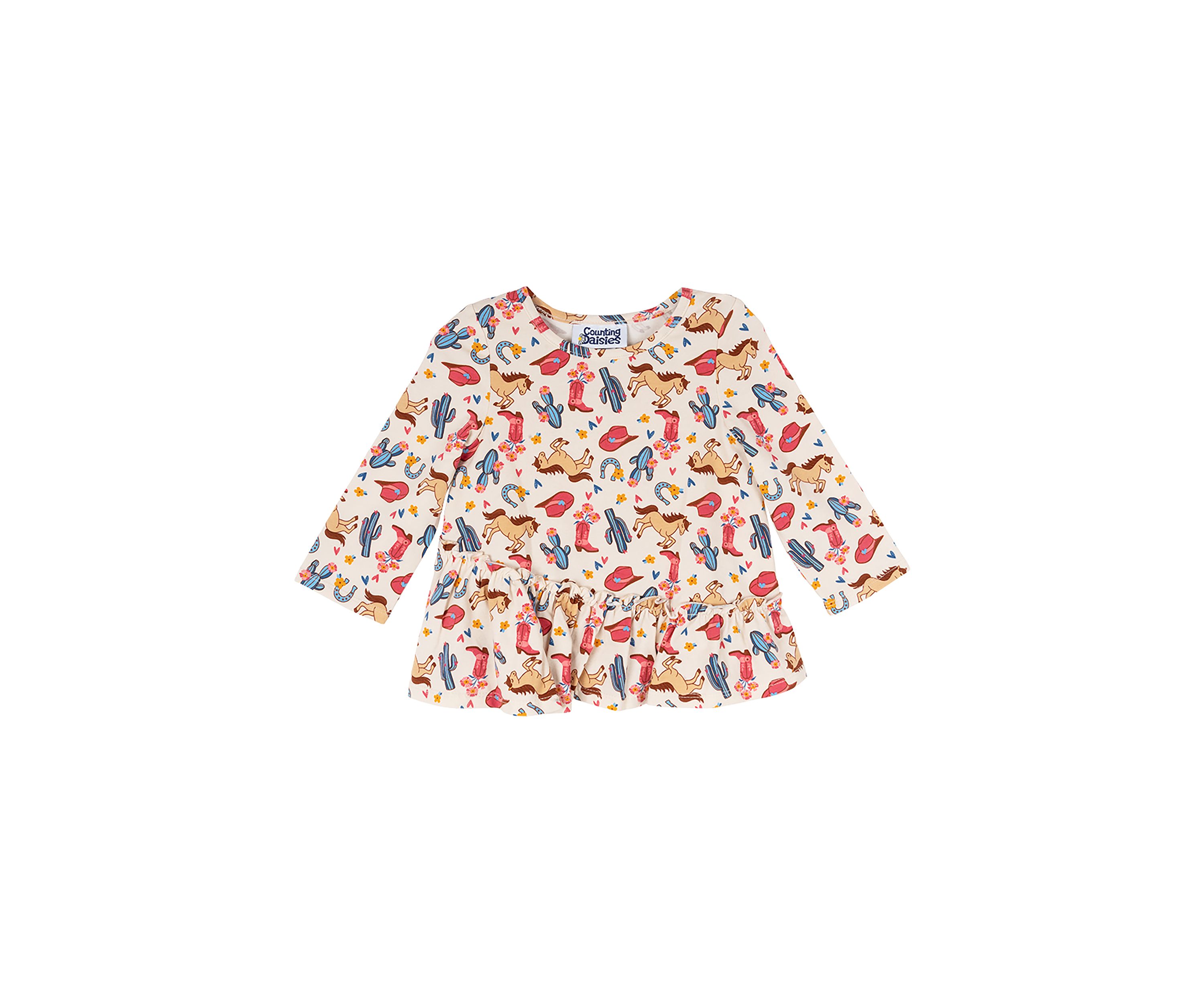 Toddler Girls Printed Top