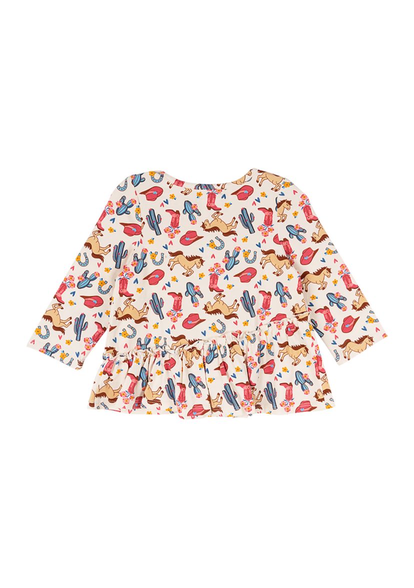 Toddler Girls Printed Top