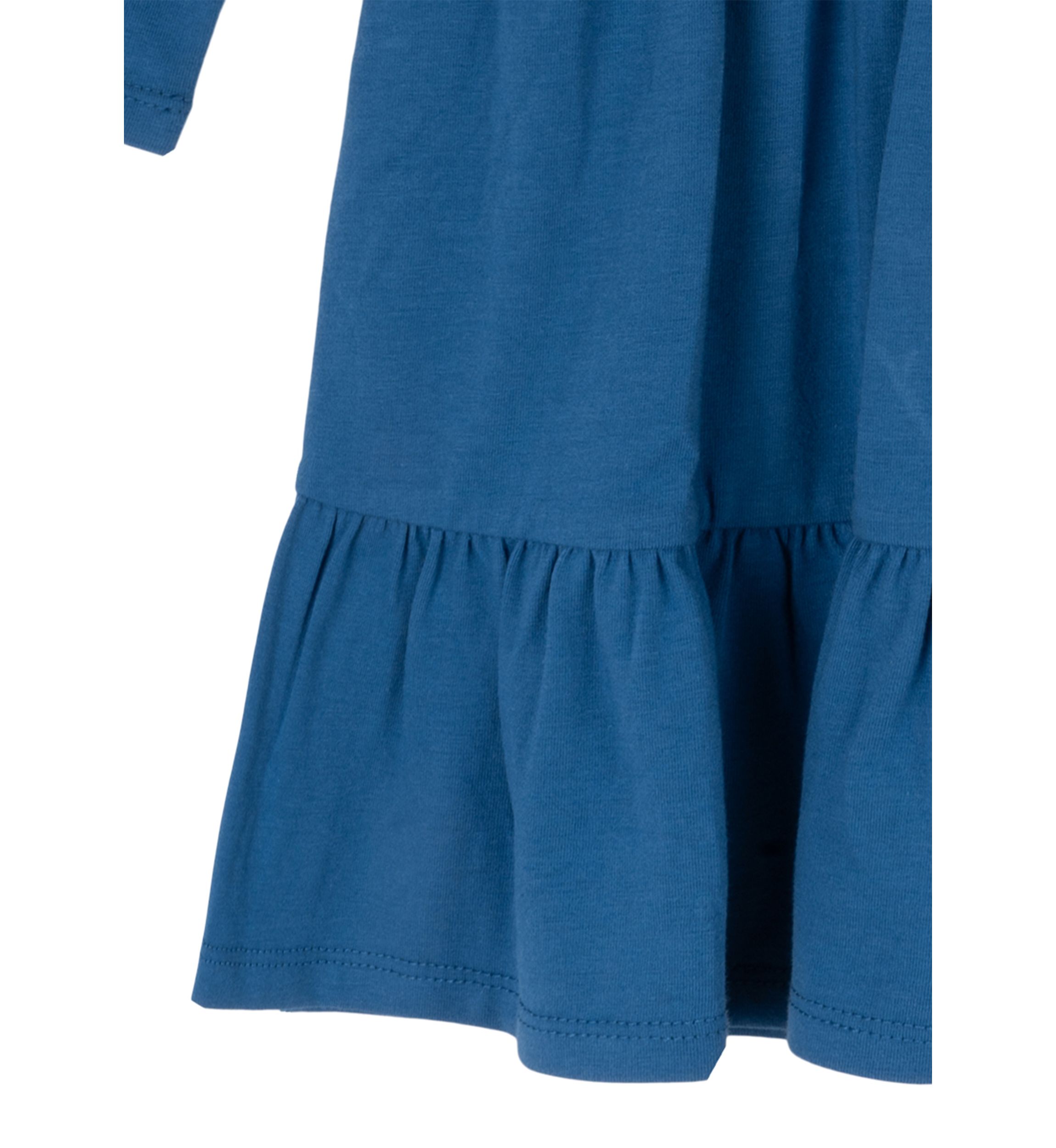 Toddler Girls Solid Ruffle Dress