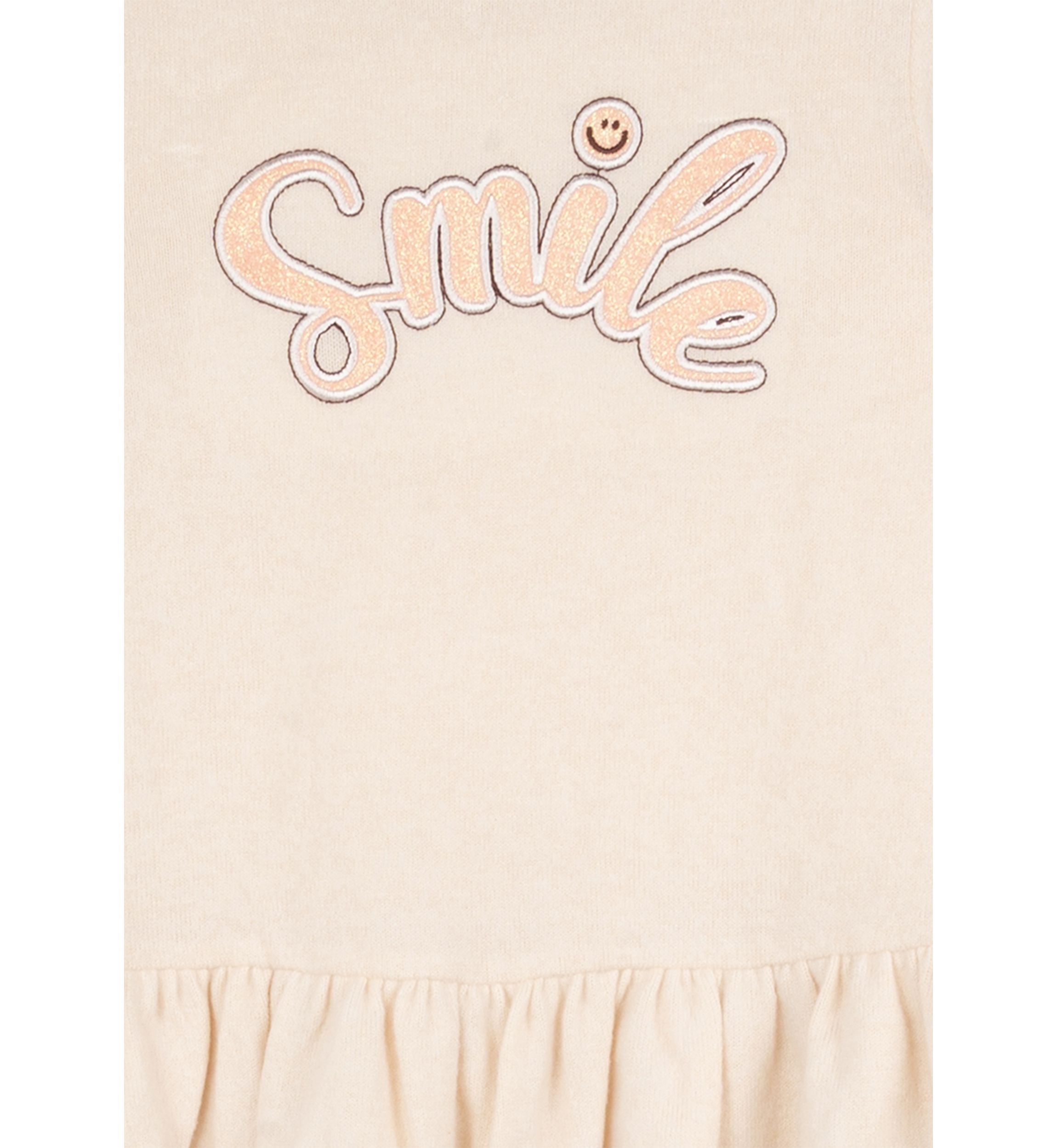 Toddler Girls Smile Graphic Sweatshirt Set