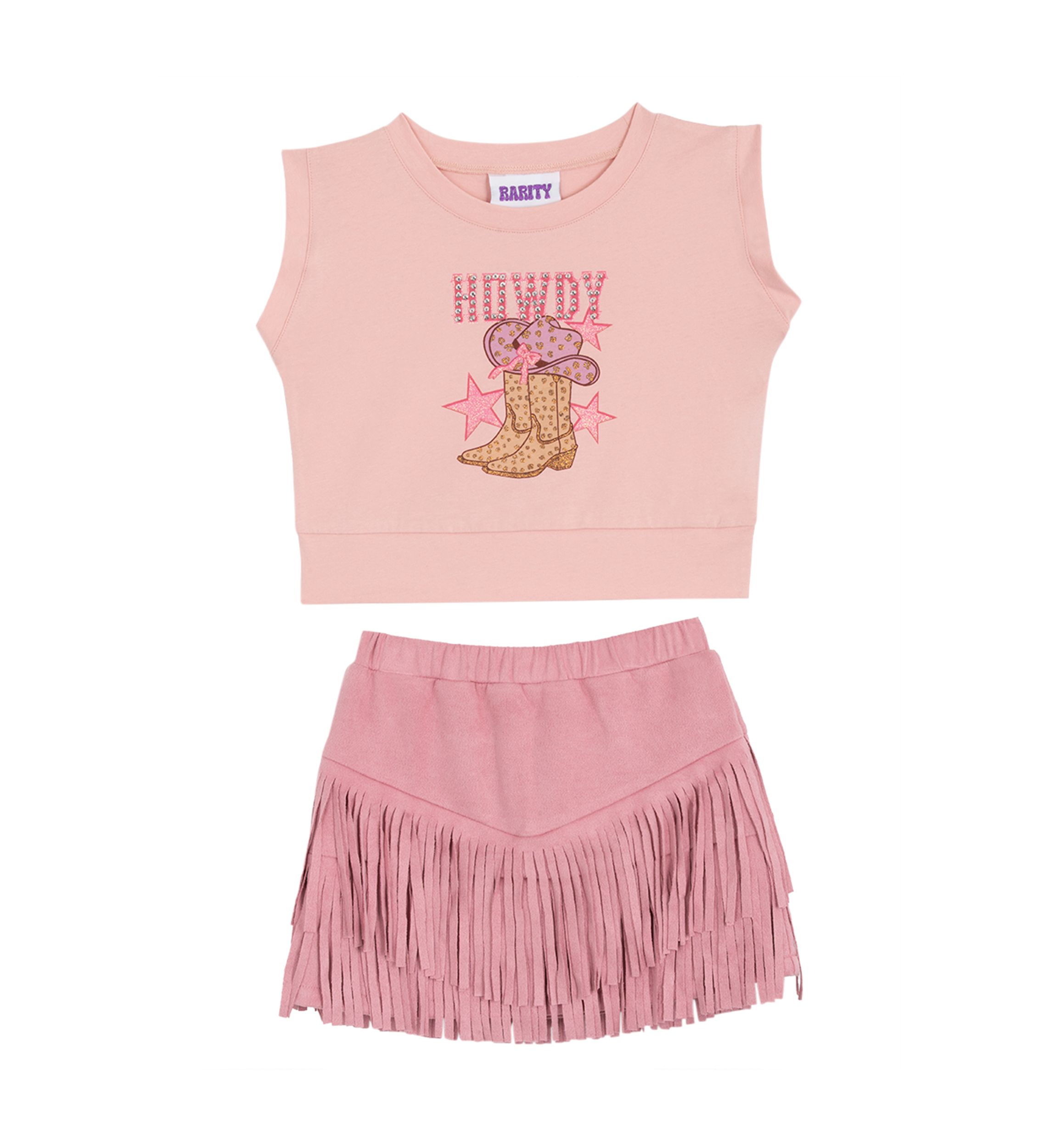 Toddler Girls 2 Piece Howdy Set