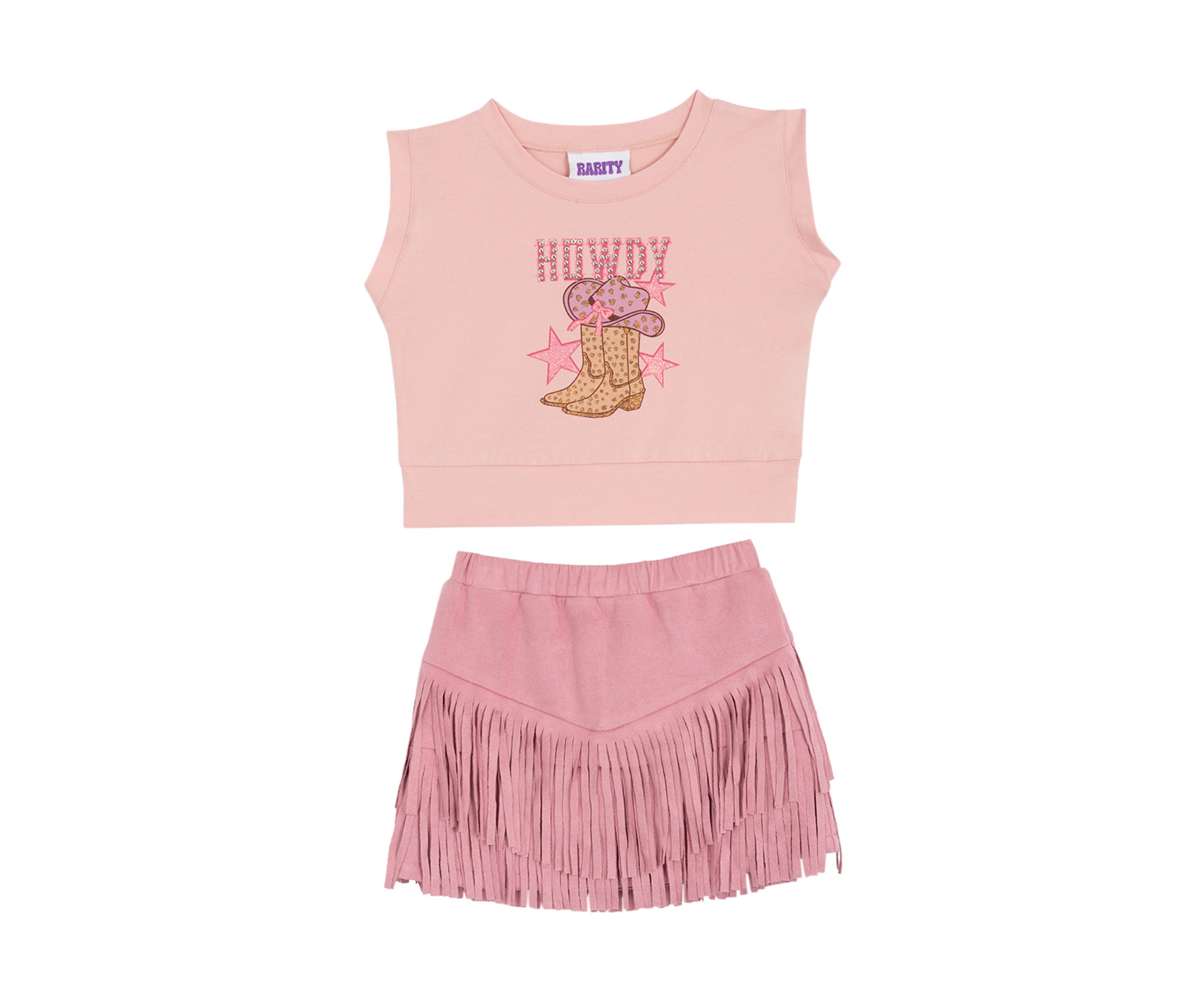 Toddler Girls 2 Piece Howdy Set