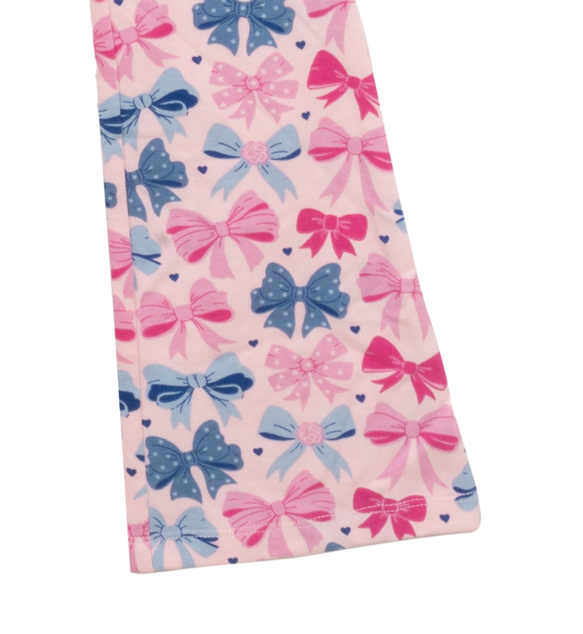Toddler Girls 2 Piece Bow Appliqué Set