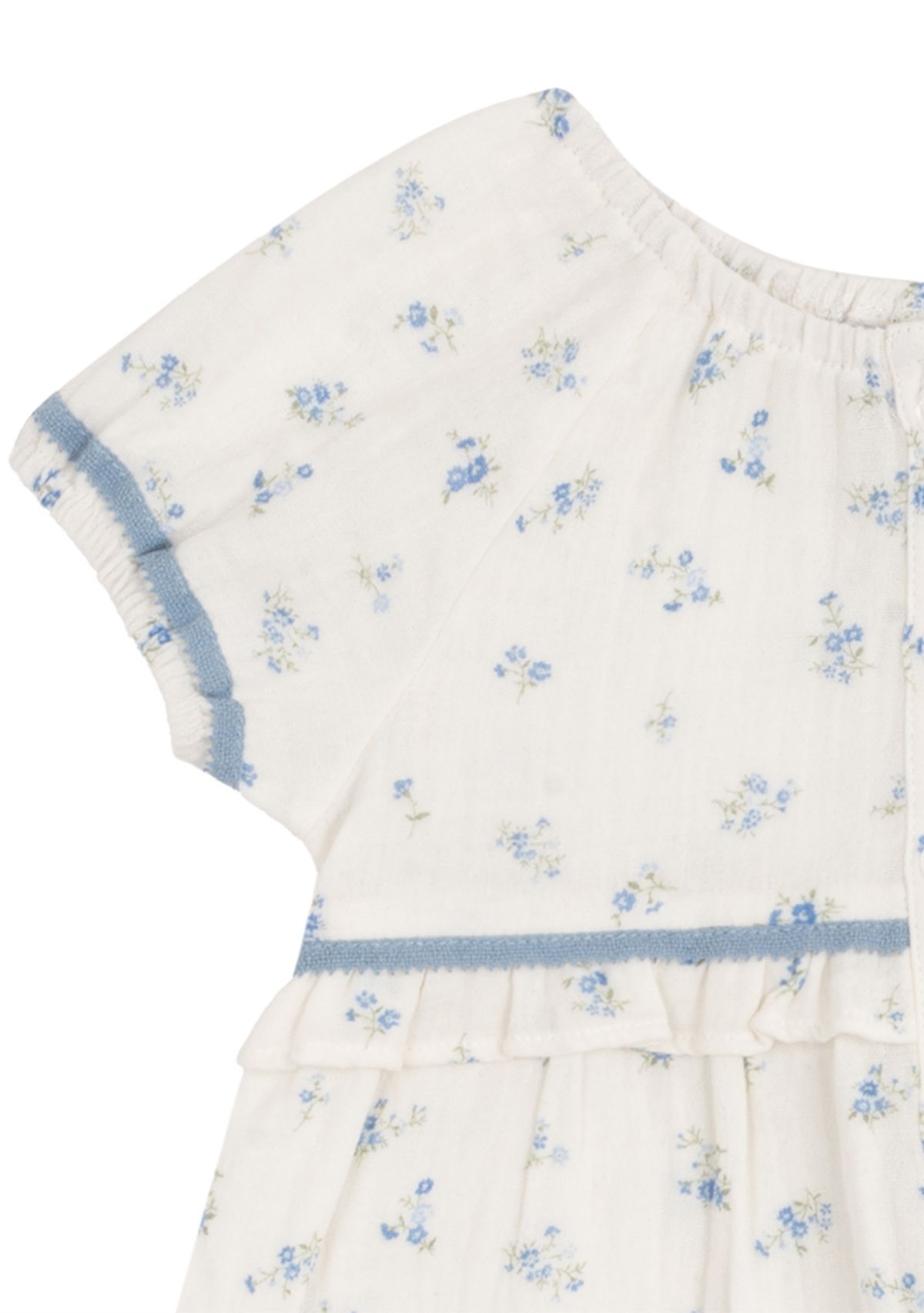 Toddler Girls Printed Woven Top and Pants Set