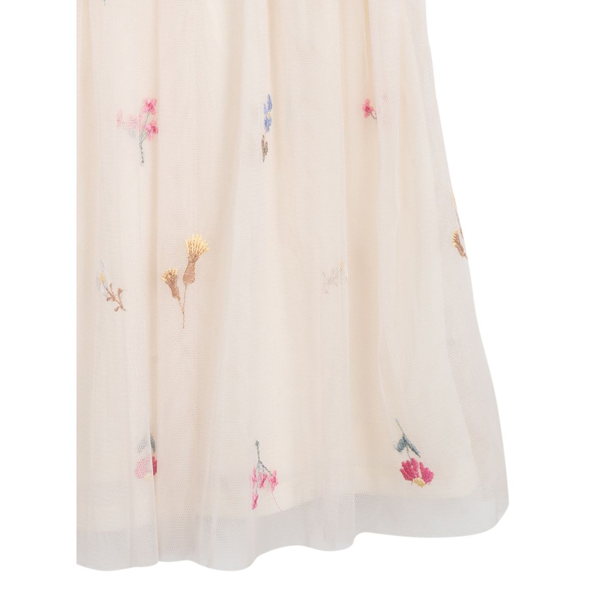 Toddler Girls Floral Printed Dress and Denim Vest Set