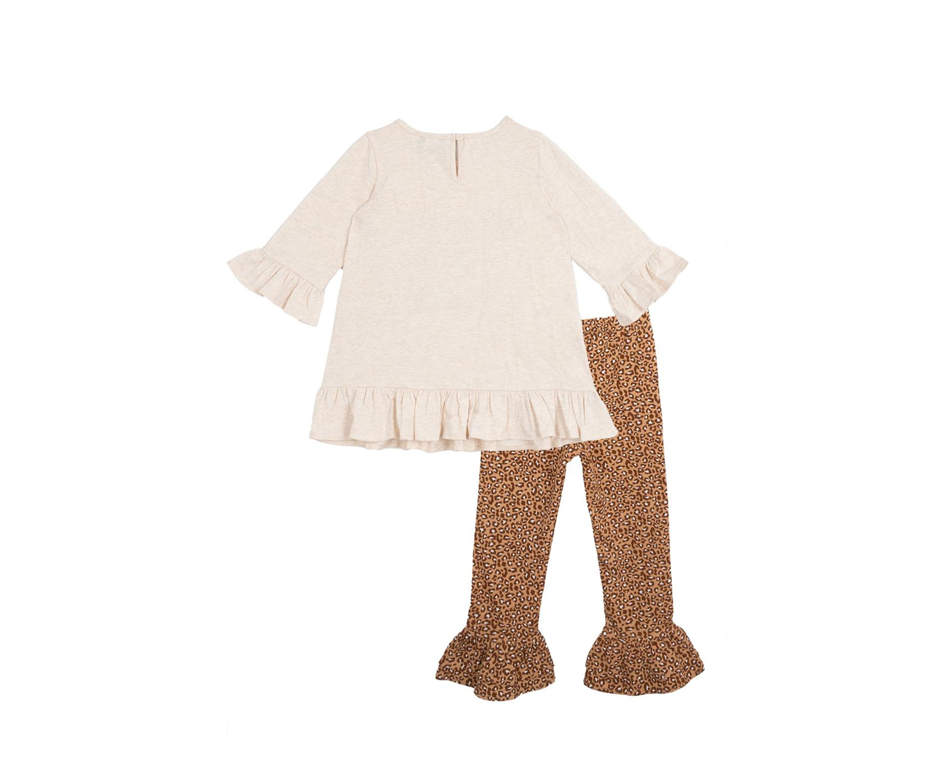 Toddler Girls Harvest Appliqué Top and Leggings Set