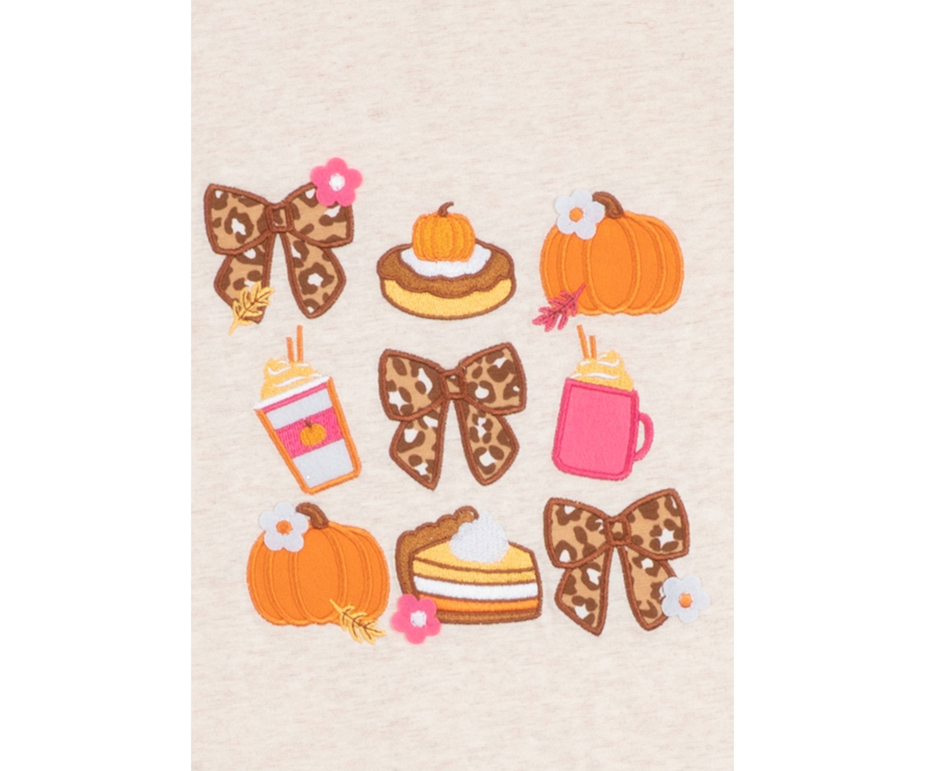 Toddler Girls Harvest Appliqué Top and Leggings Set