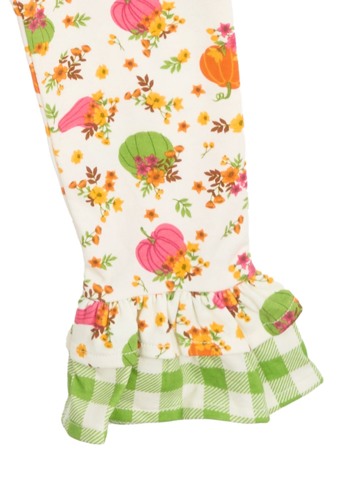 Toddler Girls Gingham Appliqué Top and Leggings Set