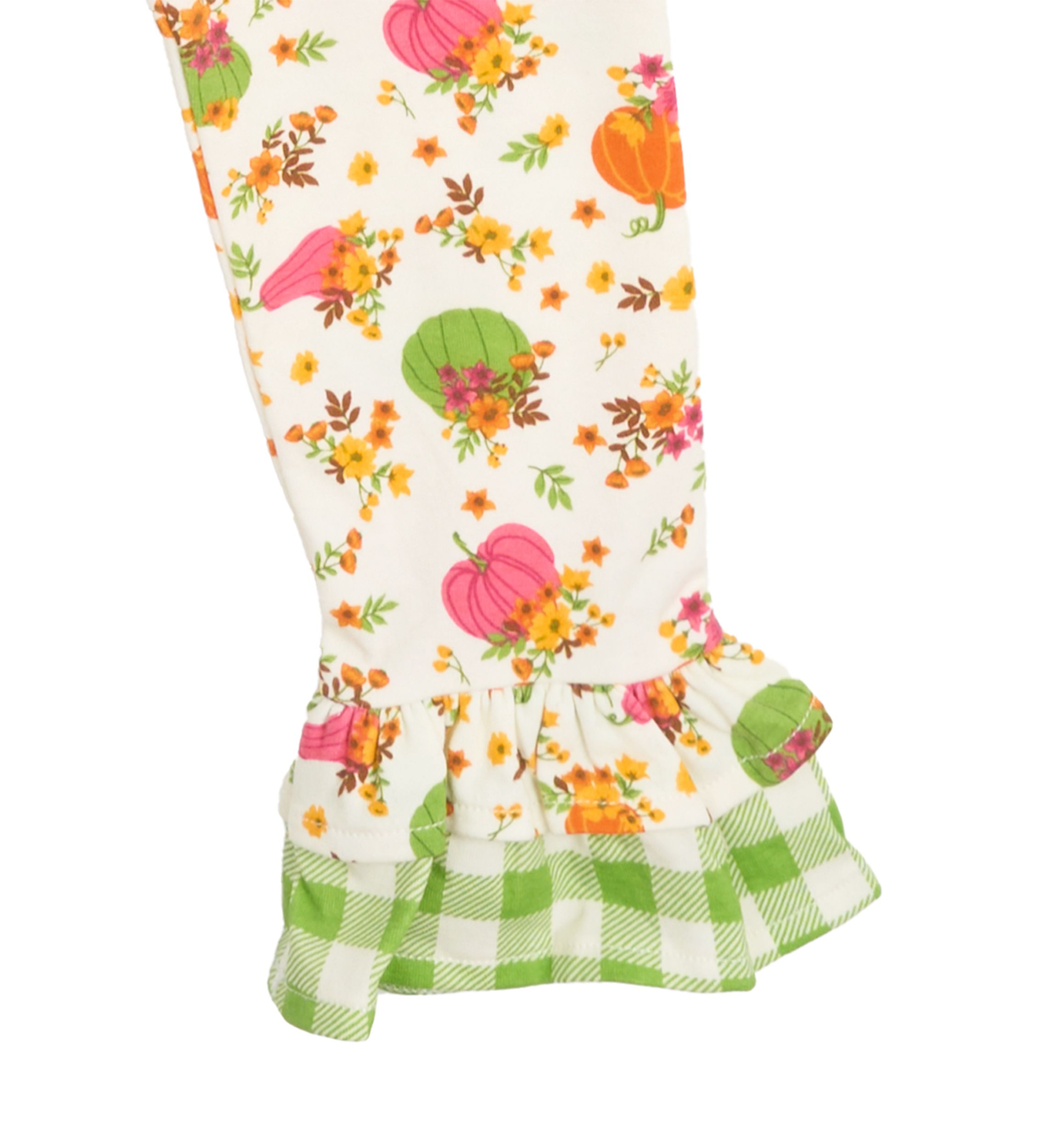 Toddler Girls Gingham Appliqué Top and Leggings Set