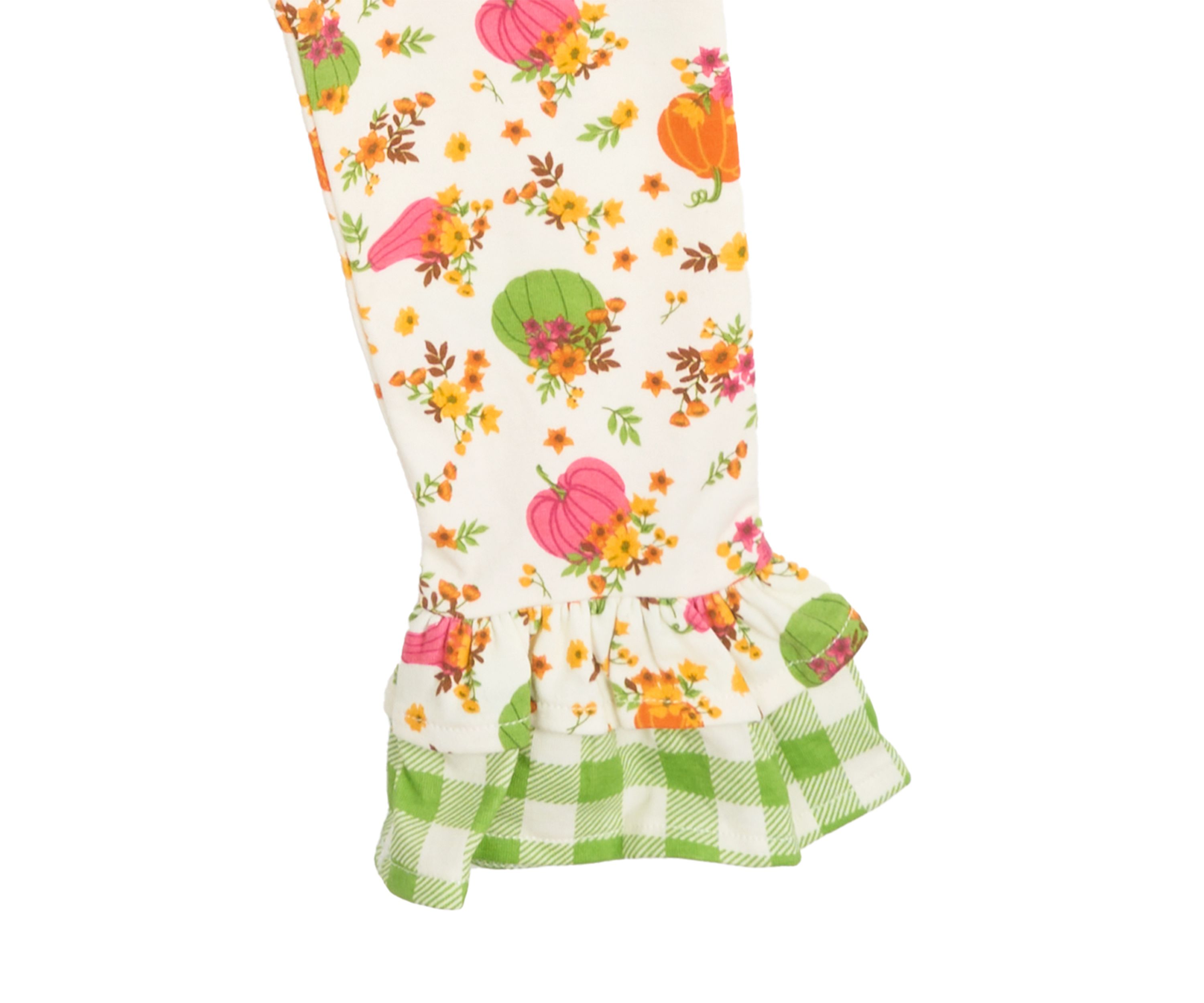 Toddler Girls Gingham Appliqué Top and Leggings Set
