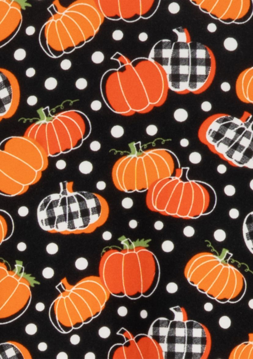 Toddler Girls Halloween Themed Dress Set with Hair Ties