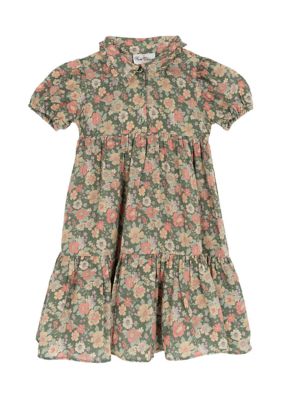 Rare Editions Toddler Girls Floral Printed Dress