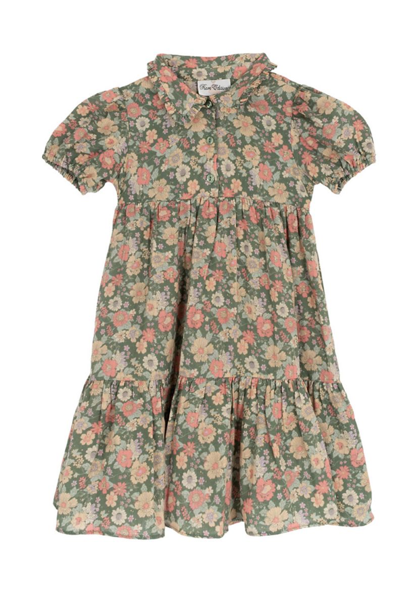 Toddler Girls Floral Printed Dress