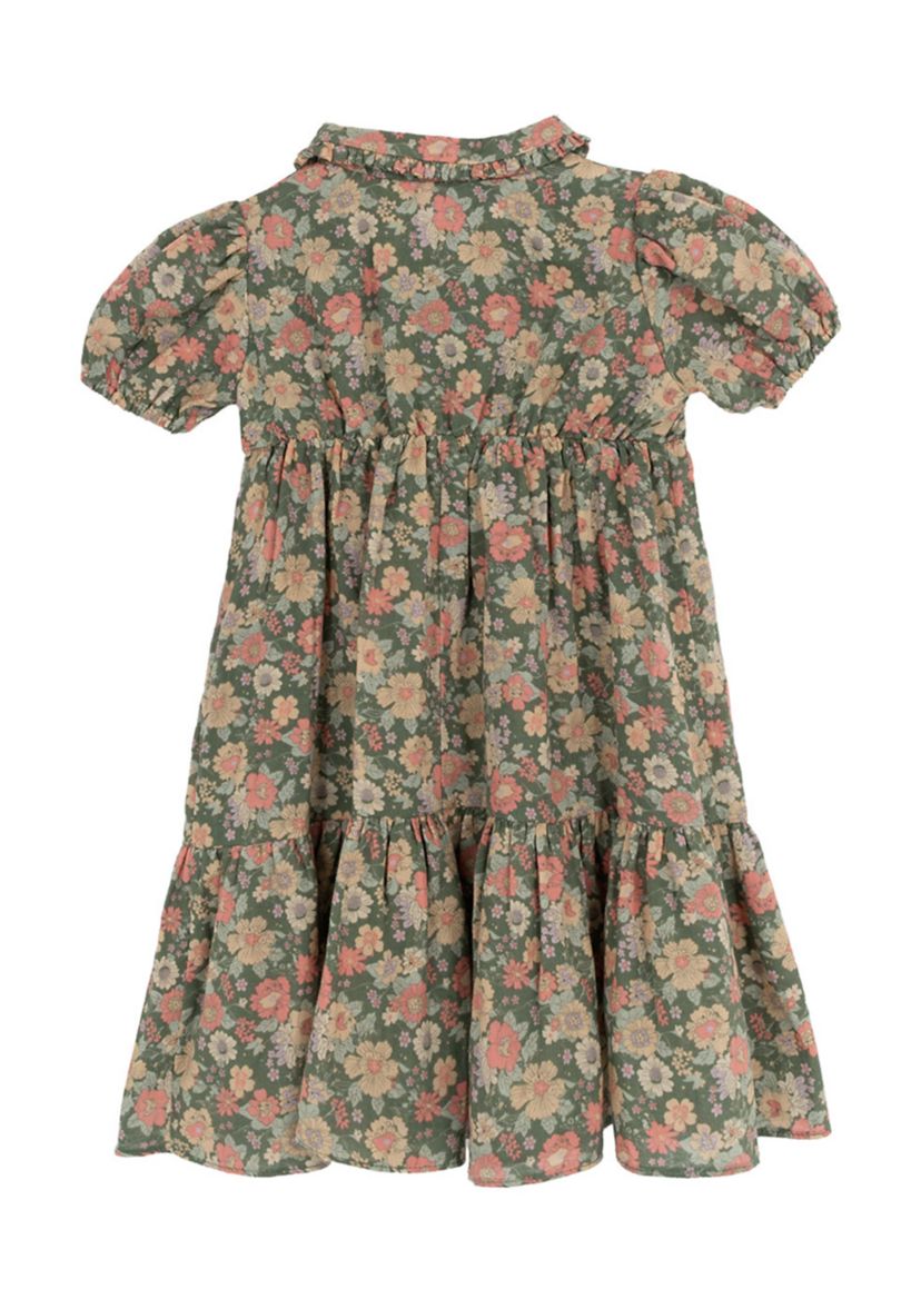 Toddler Girls Floral Printed Dress