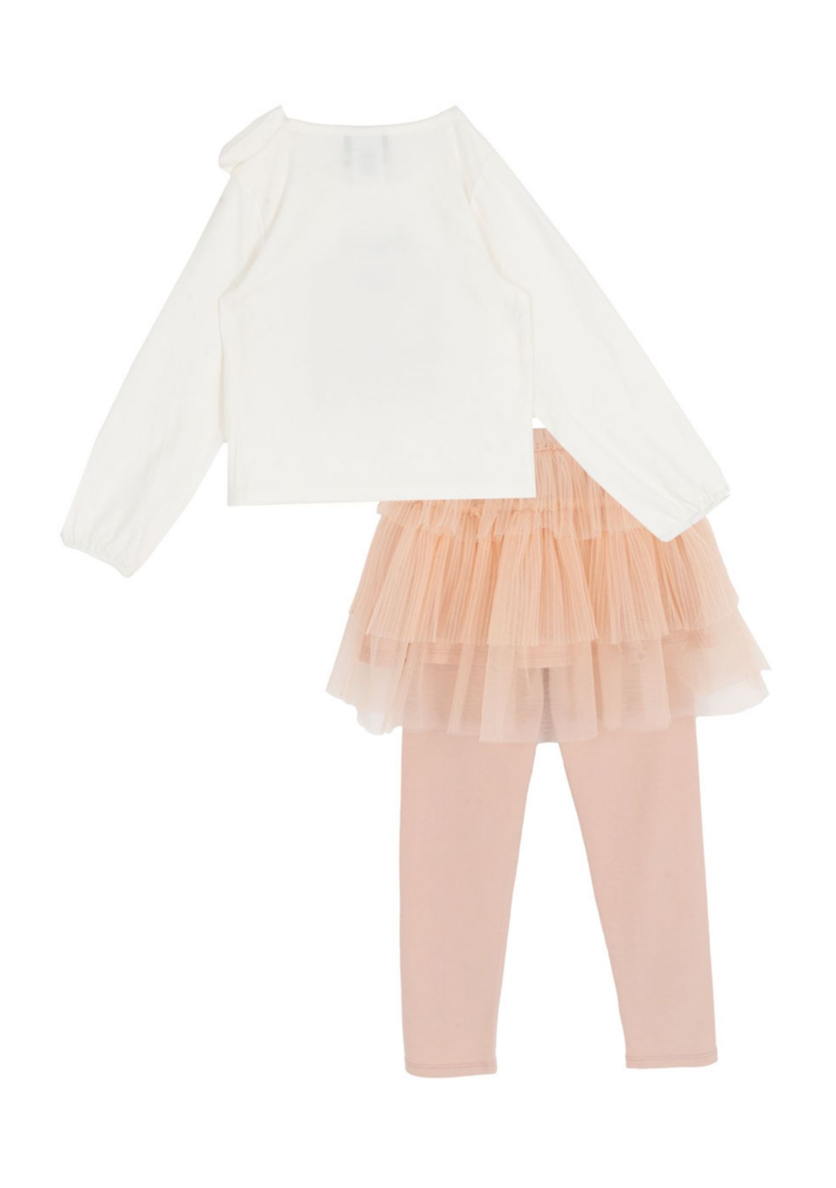 Toddler Girls Graphic Paris Top and Tutu Leggings Set