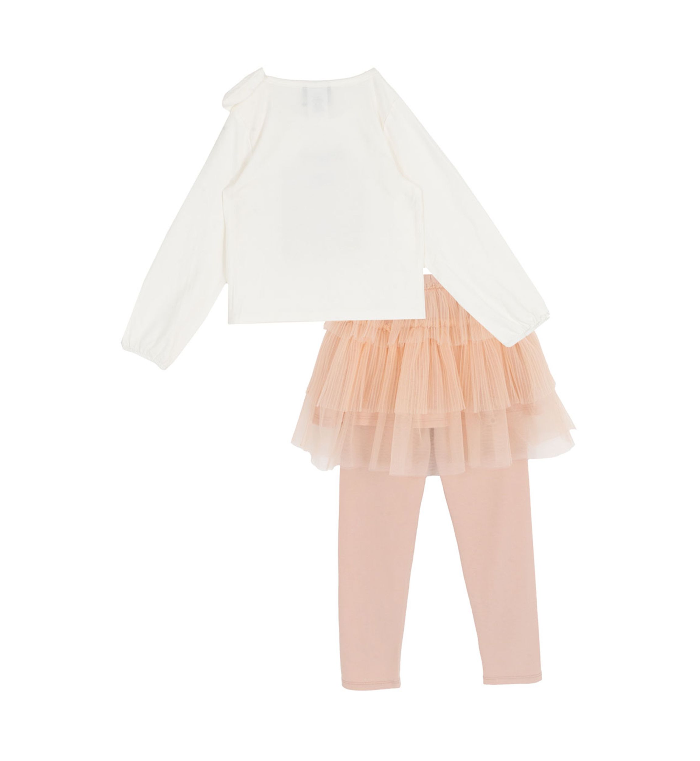 Toddler Girls Graphic Paris Top and Tutu Leggings Set