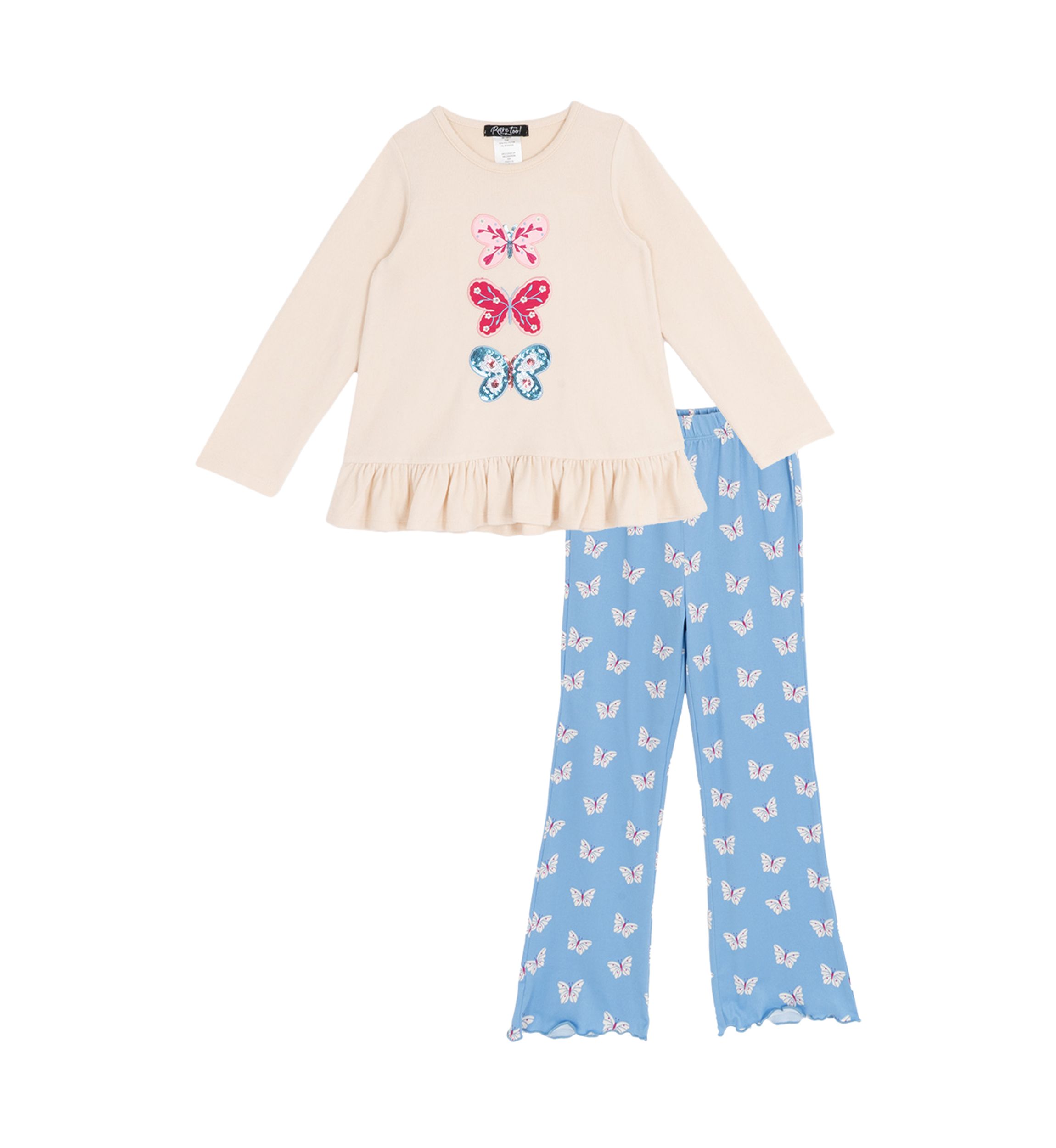 Toddler Girls Love Animal Print Set  