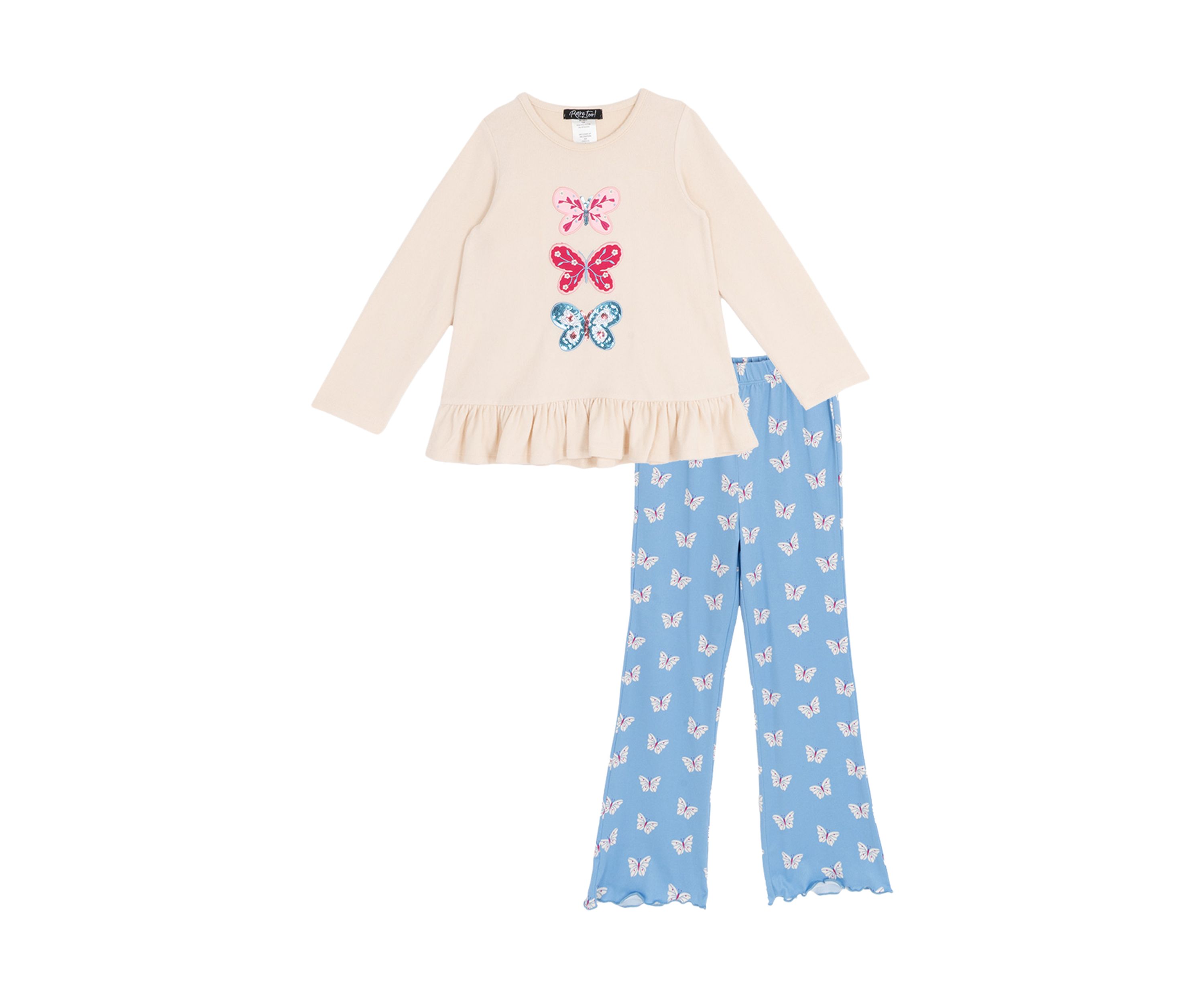 Toddler Girls Love Animal Print Set  