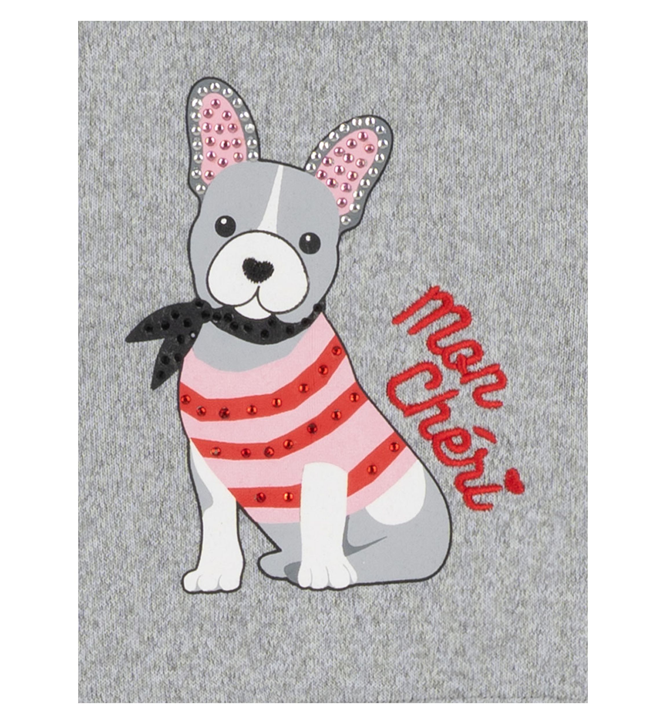 Toddler Girls Doggie Graphic T-Shirt and Printed Leggings Set