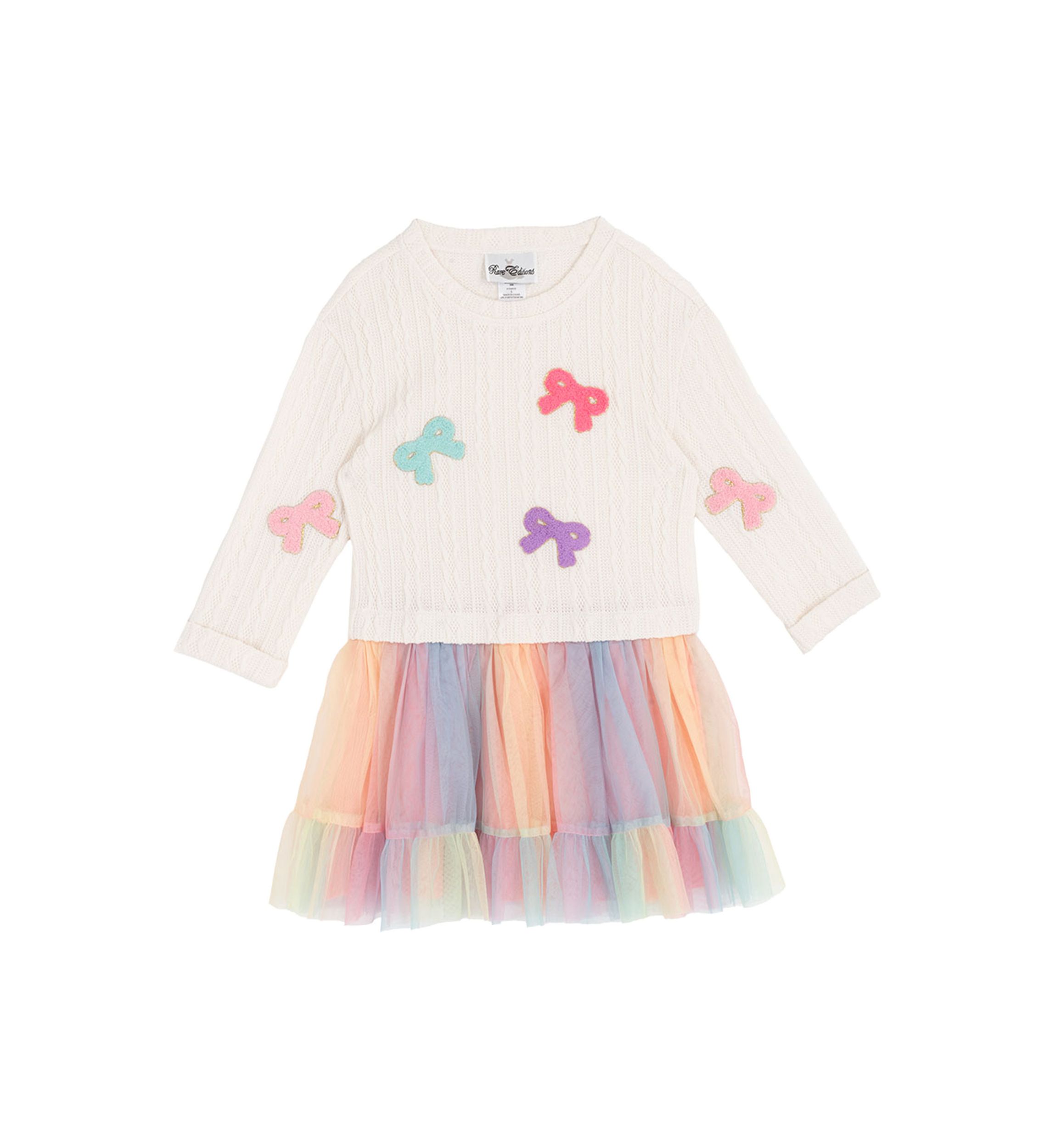 Toddler Girls Bow Tulle Dress
