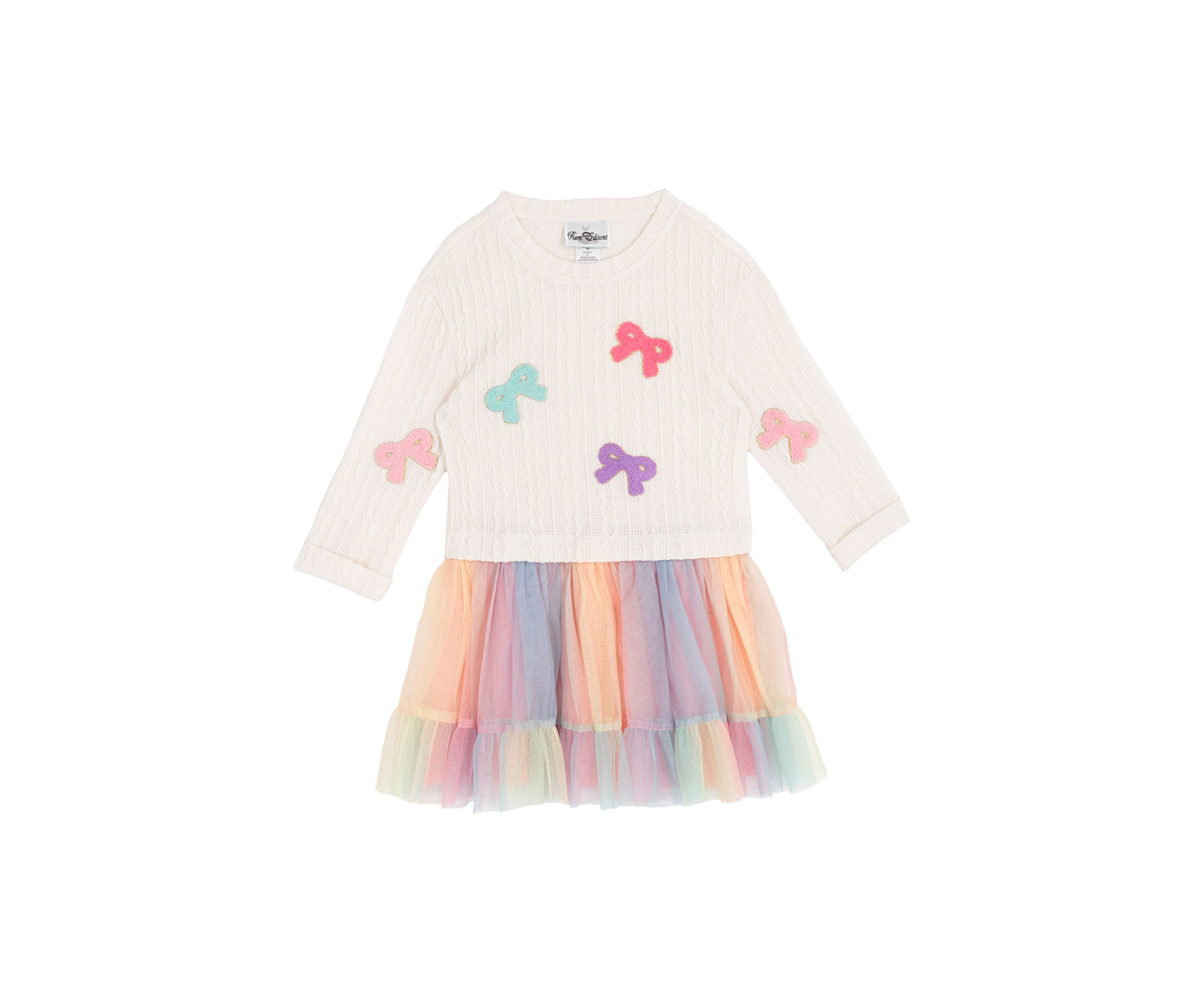 Toddler Girls Bow Tulle Dress