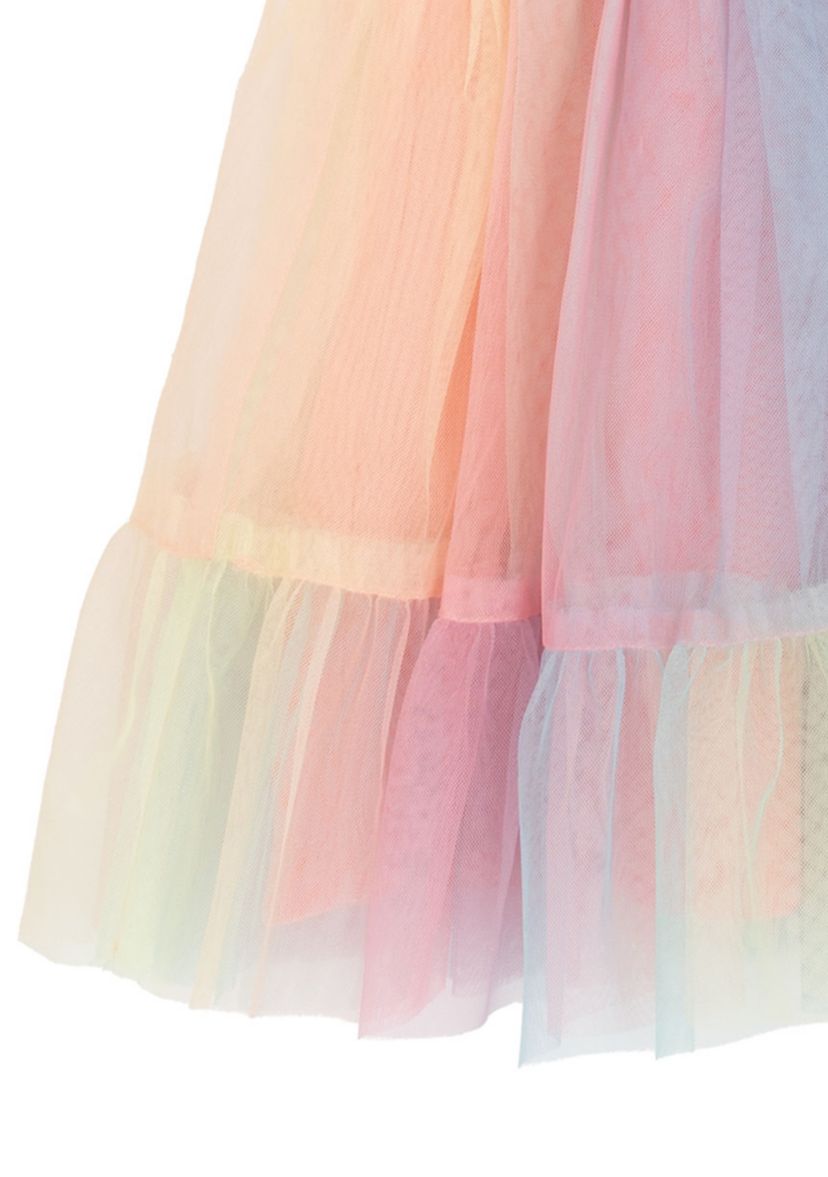 Toddler Girls Bow Tulle Dress